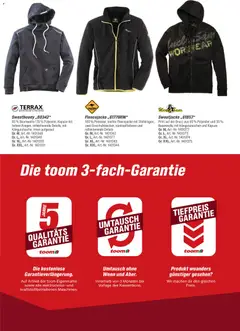 Toom Baumarkt Maschinen & Werkstatt 2026 ab 01.01.2026 gültig | Seite: 47 | Produkte: Sweatjacke