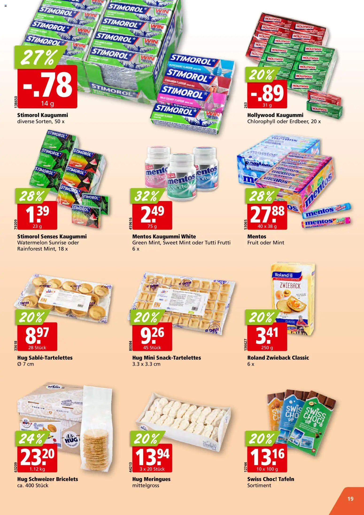 Aligro aktionen – gültig ab 21.09.2026 | Seite: 19 | Produkte: Kaugummi