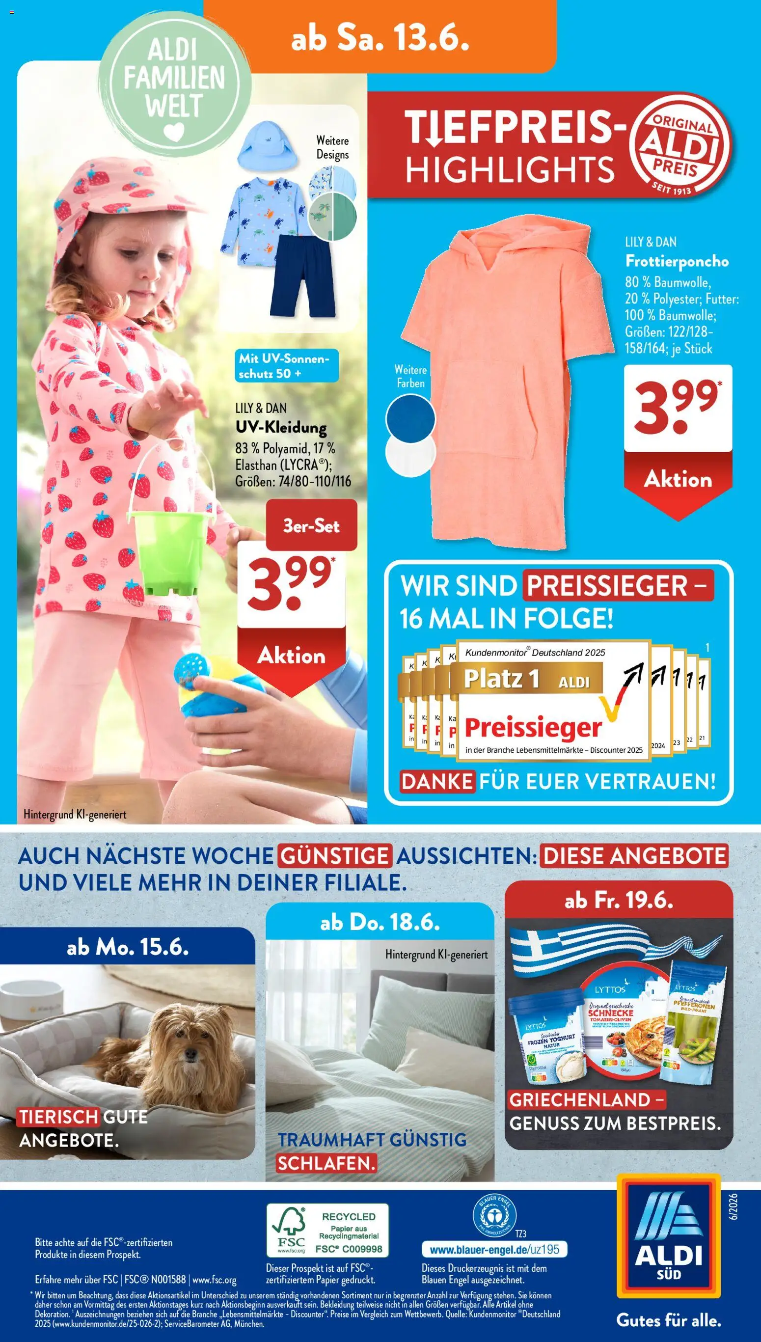 Aldi Süd Prospekt – gültig ab 08.06.2026 | Seite: 17 | Produkte: Bekleidung
