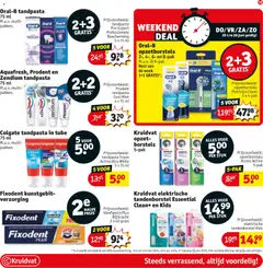 Oral-B tandpasta, M.u.v. multi-pakken. - Voorbeeld van een folder van Kruidvat, geldig van 23-06-2026 | Pagina: 43 | Producten: Tandpasta, Tandenborstel, Kan, Borstels