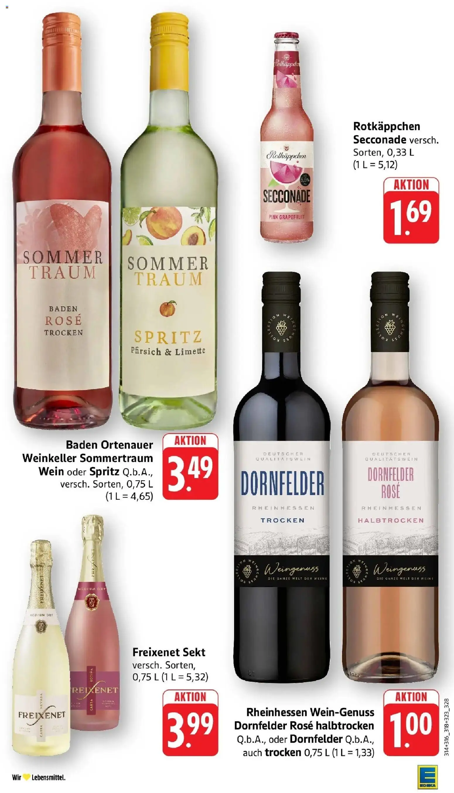 Edeka Prospekt Göppingen-Ursenwang (ab 12.10.2026) » Angebote Online | Seite: 38 | Produkte: Freixenet, Grapefruit, Limette, Wein
