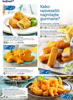 Bofrost katalog akcije – veljaven od 01.10.2026 | Stran: 64 | Izdelki: Oslič, Kozice