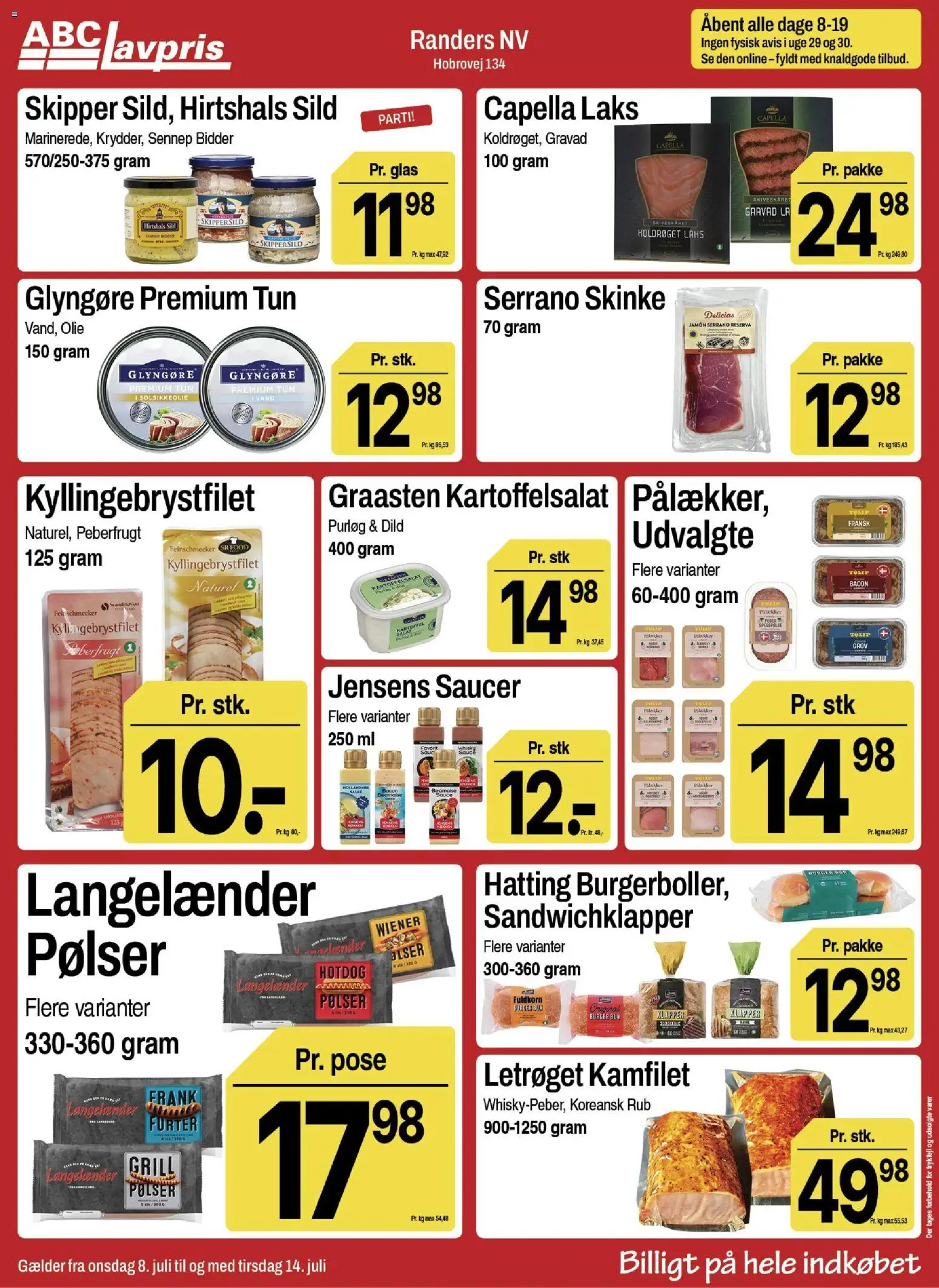 Abc Lavpris tilbudsavis – gyldig fra 08/07/2026 | Side: 5 | Produkter: Purløg, Whisky, Sild, Peberfrugt