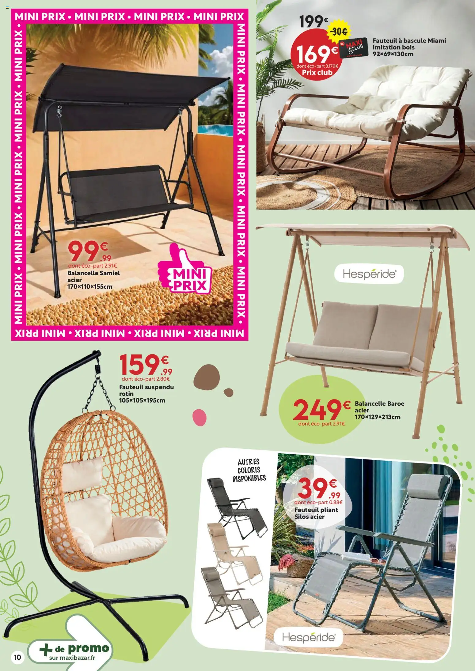 {H1} | Page: 10 | Produits: Fauteuil