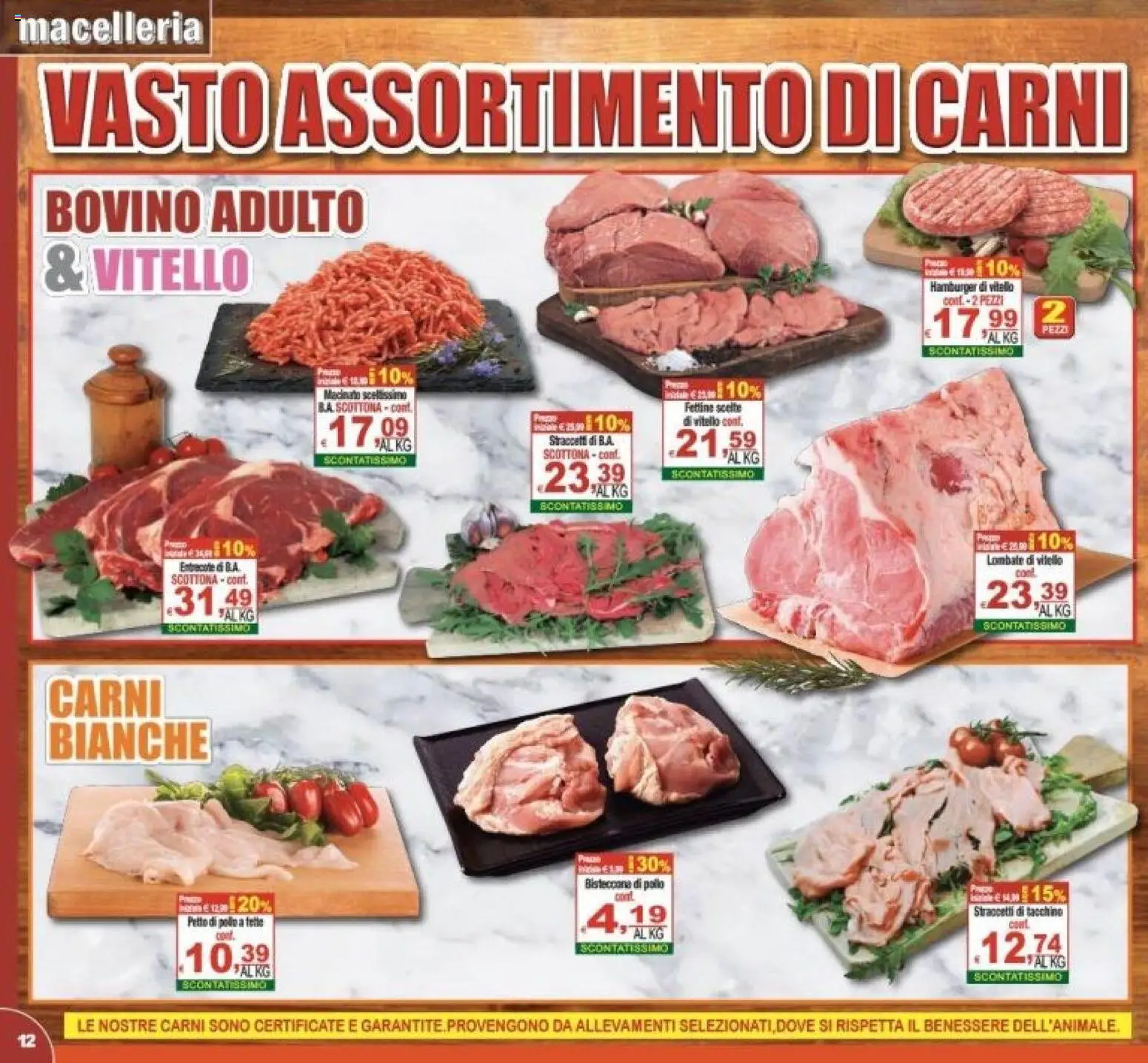 Volantino CTS del 23/09/2026 | Pagina: 10 | Prodotti: Pollo, Tacchino, Hamburger, Macinato