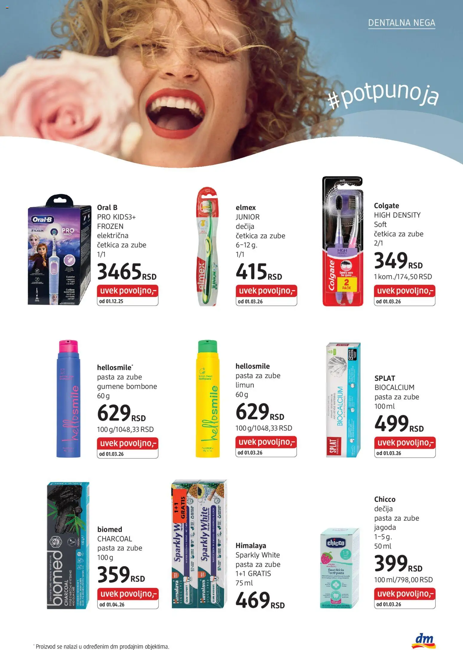 DM Drogerie katalog - važi od 01.04.2026 | Strana: 19 | Proizvode: Colgate, Bombone, Električna četkica, Jagoda