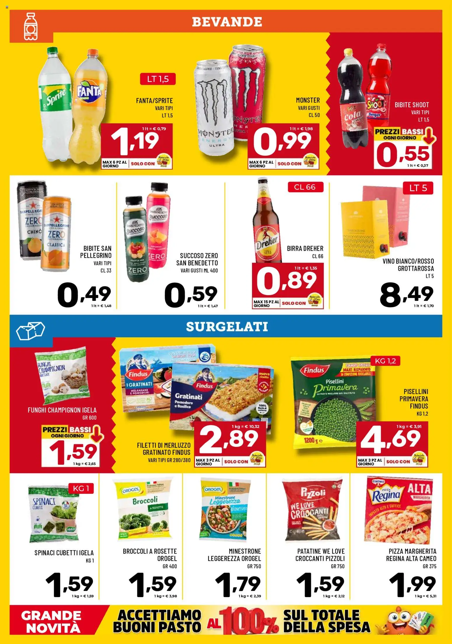 Volantino Il Centesimo del 13/10/2026 | Pagina: 10 | Prodotti: Patatine, Bevande, Melanzane, Sprite