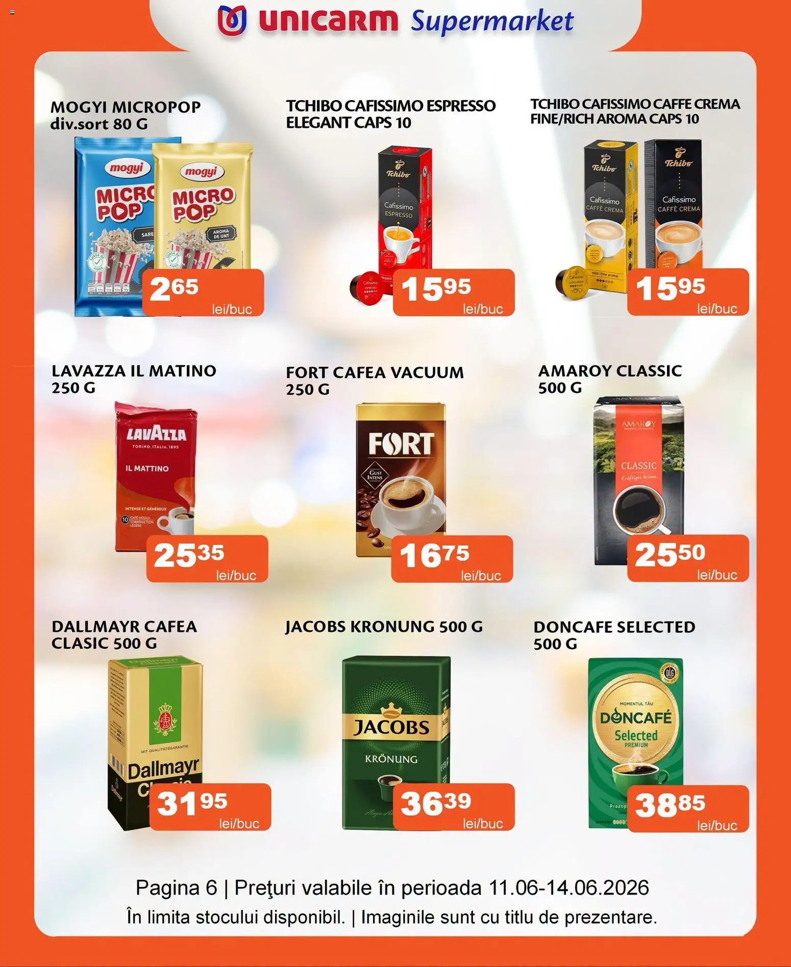 Noul catalog Unicarm – valabil de la 11.06.2026 | Pagină: 6 | Produse: Köpek çiti, Unt, Cremă, Sare