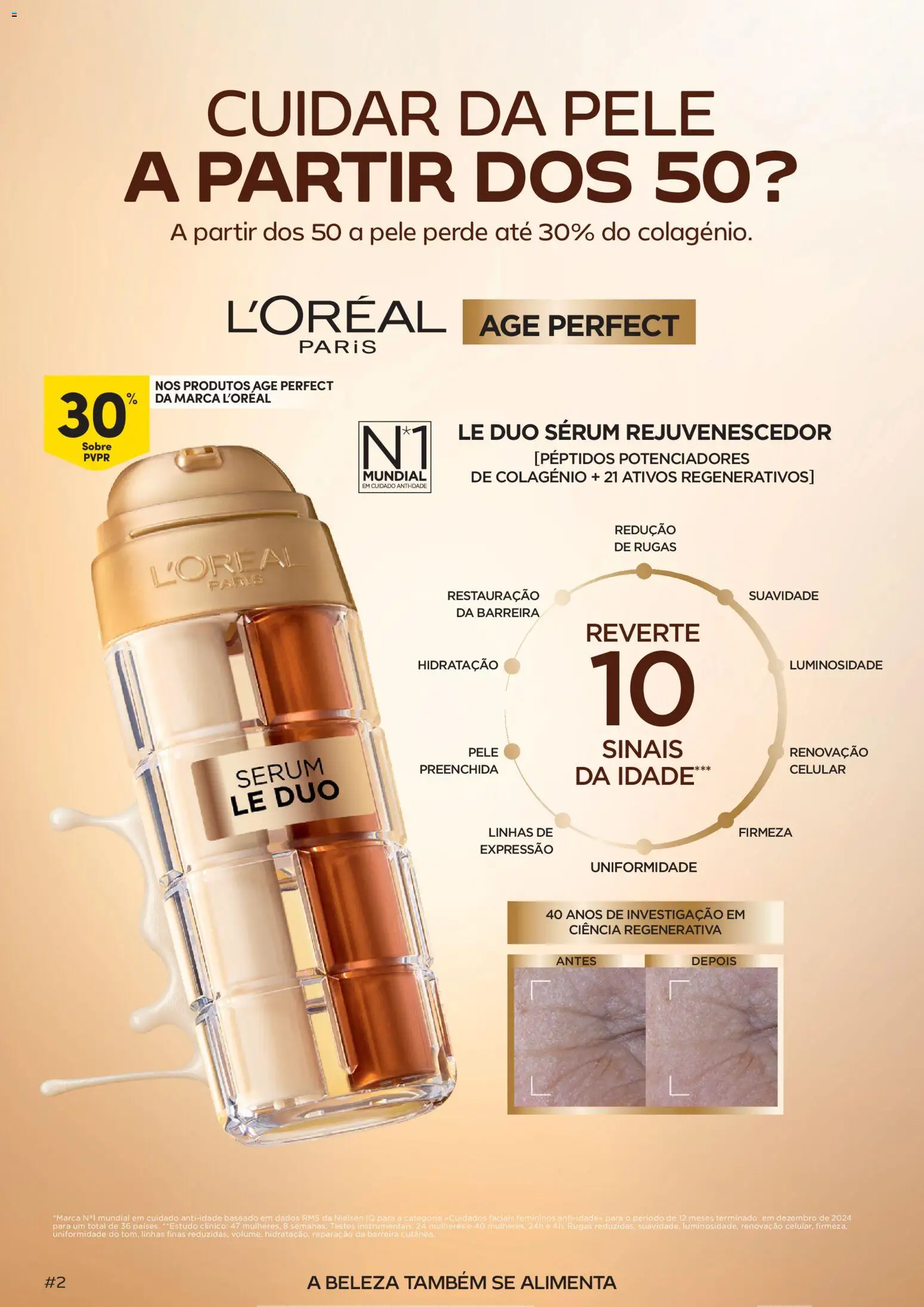 Continente Beleza Ingredientes para uma beleza sem idade │ válido de 22/09/2026 | Página: 2 | Produtos: Sérum