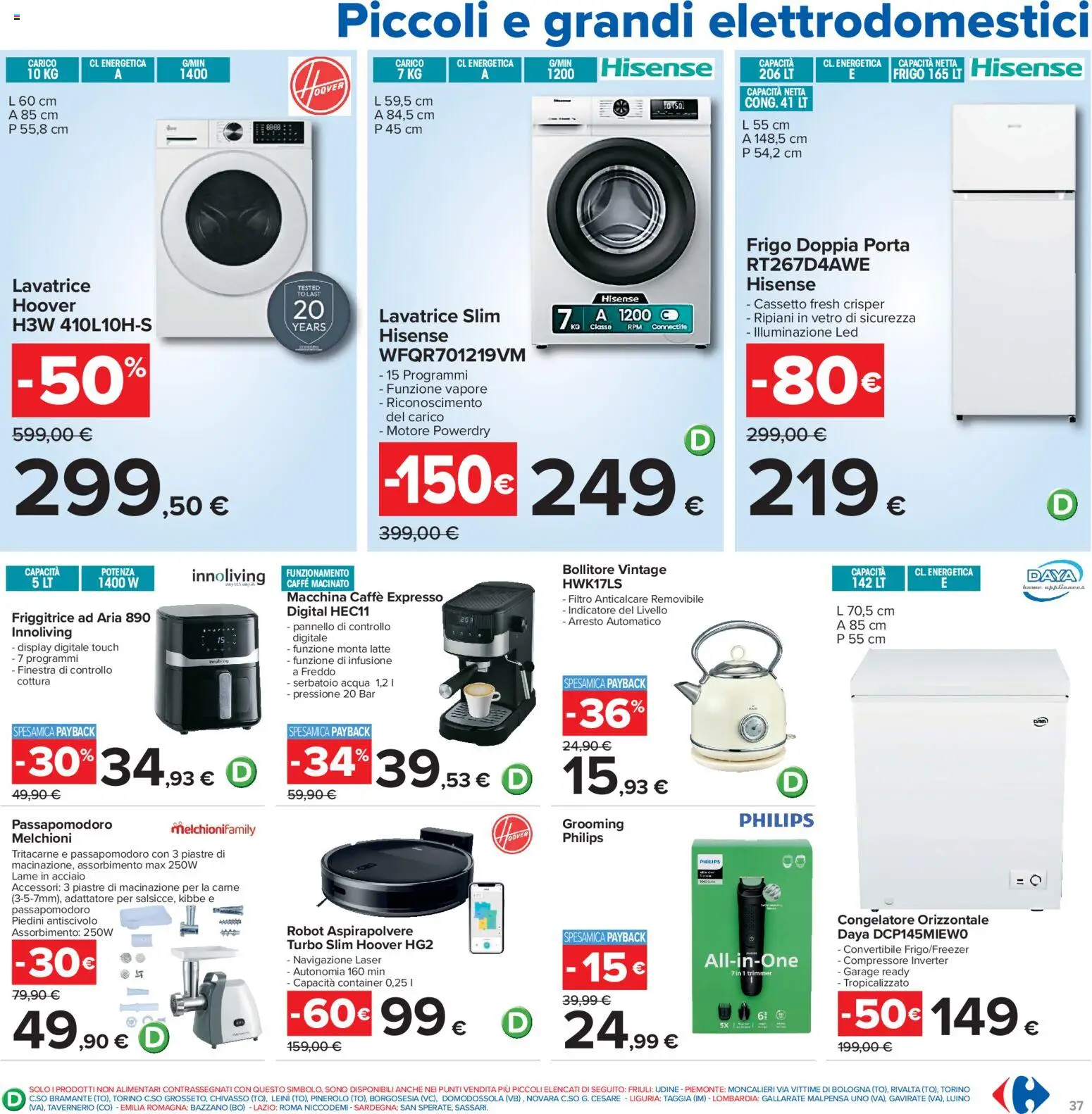 Volantino Carrefour del 06/08/2026 | Pagina: 37 | Prodotti: Latte, Infusione, Adattatore, Friggitrice