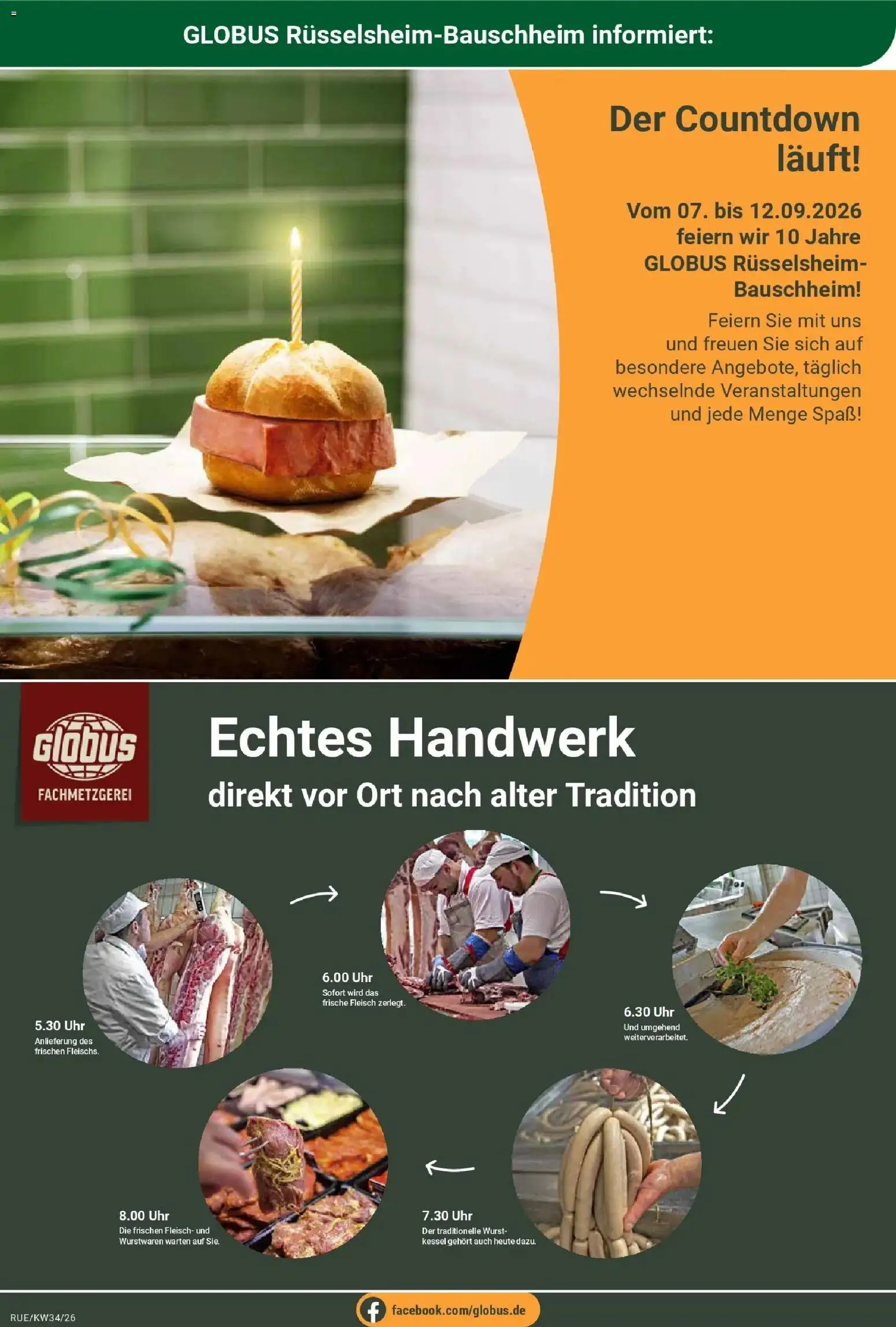Globus Prospekt Rüsselsheim (ab 17.08.2026) » Angebote online | Seite: 23 | Produkte: Wurst, Fleisch, Uhr