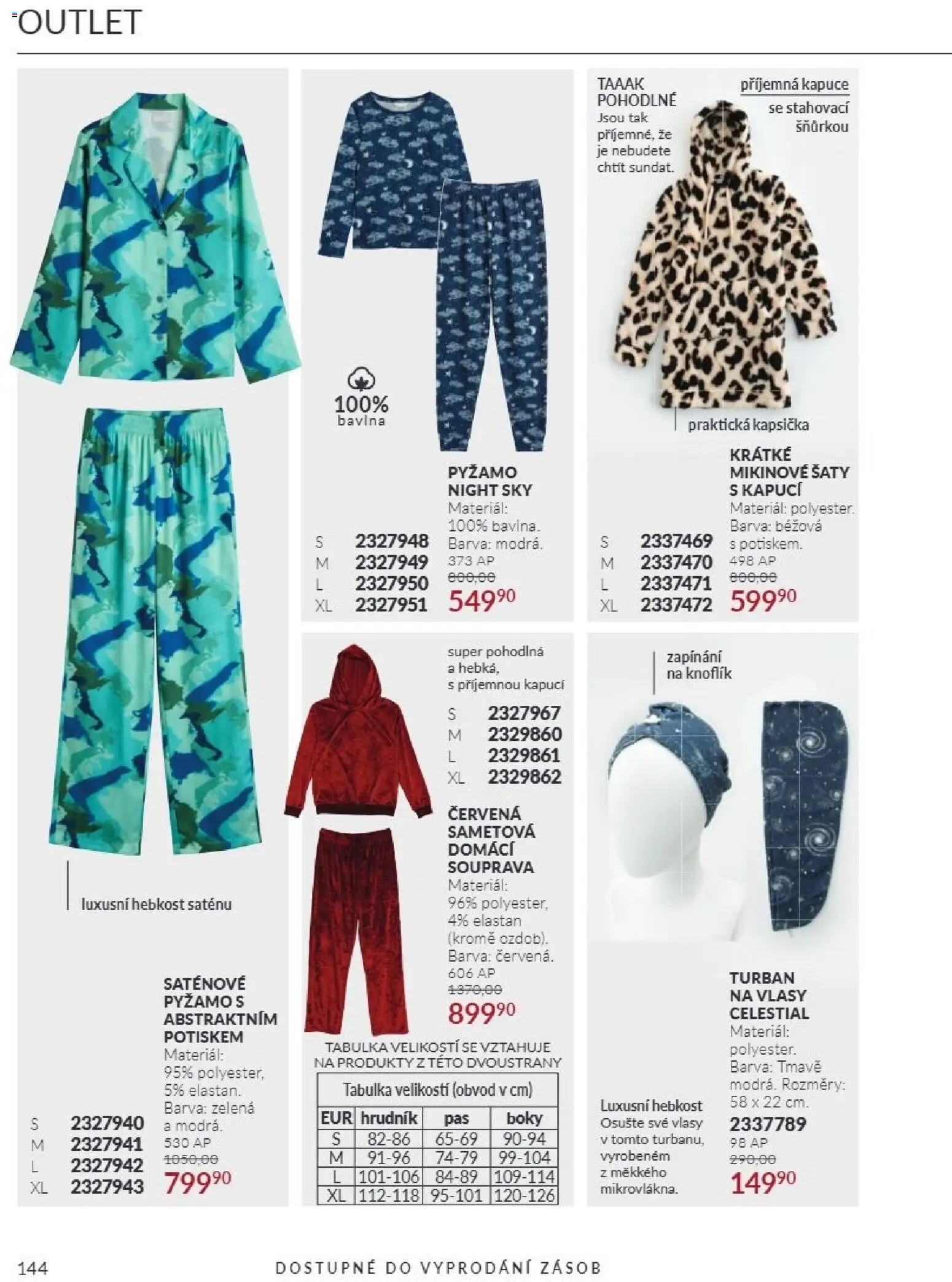 Avon Katalog 10/2026 od 01.10.2026 | Strana: 144 | Produkty: Šaty, Pyžamo