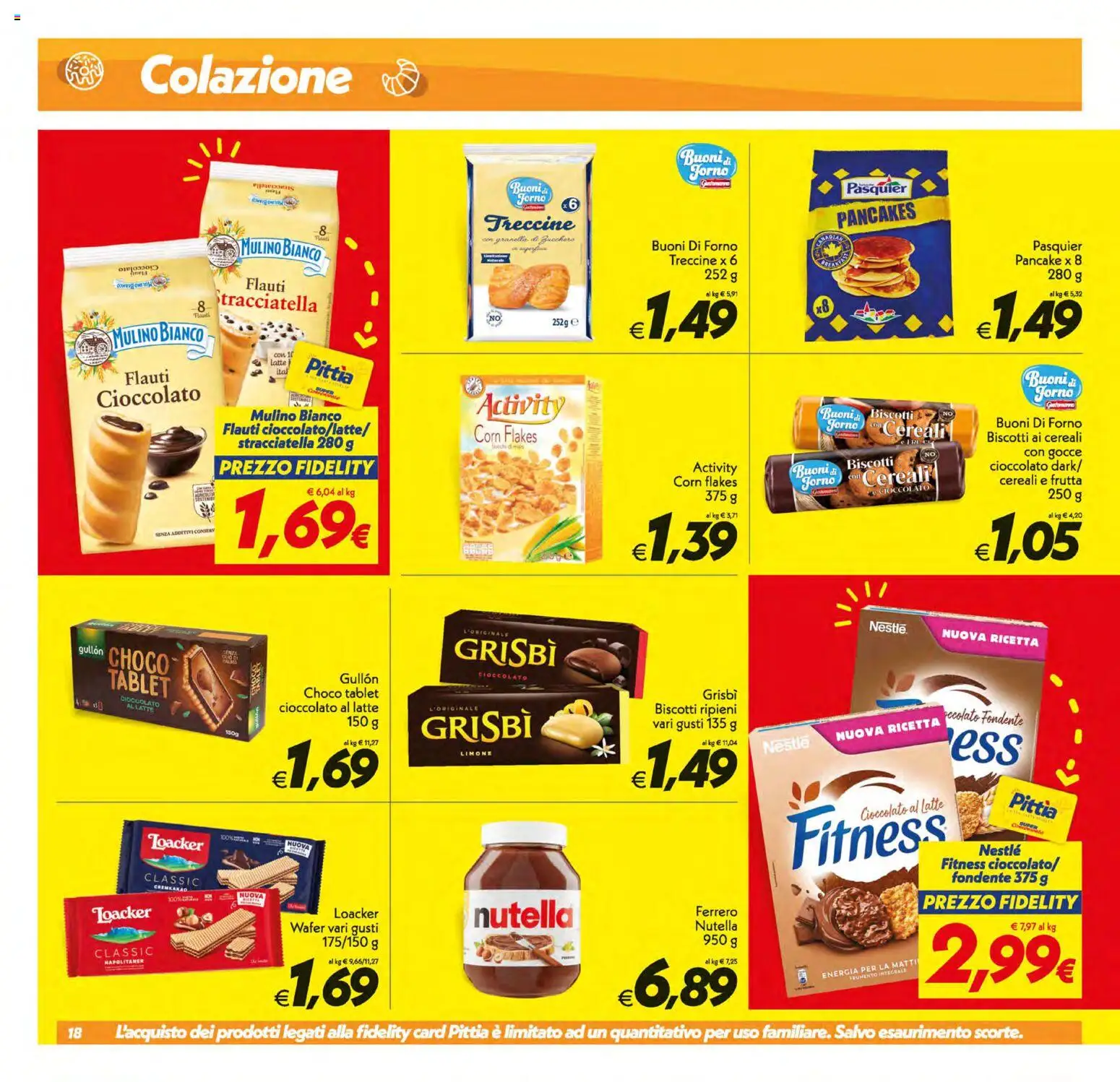 Volantino SuperConveniente del 19/06/2026 | Pagina: 18 | Prodotti: Frutta, Latte, Limone, Forno