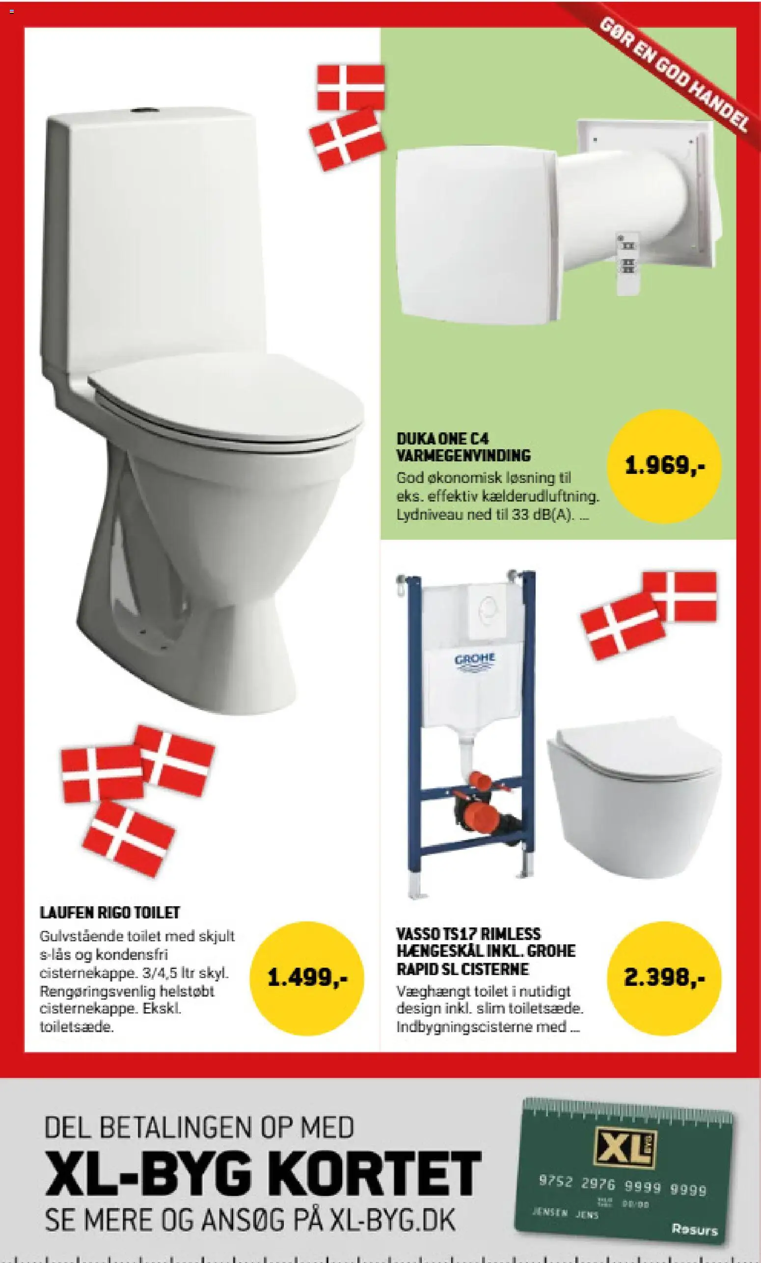 XL-BYG tilbudsavis – gyldig fra 21/08/2026 | Side: 35 | Produkter: Toilet