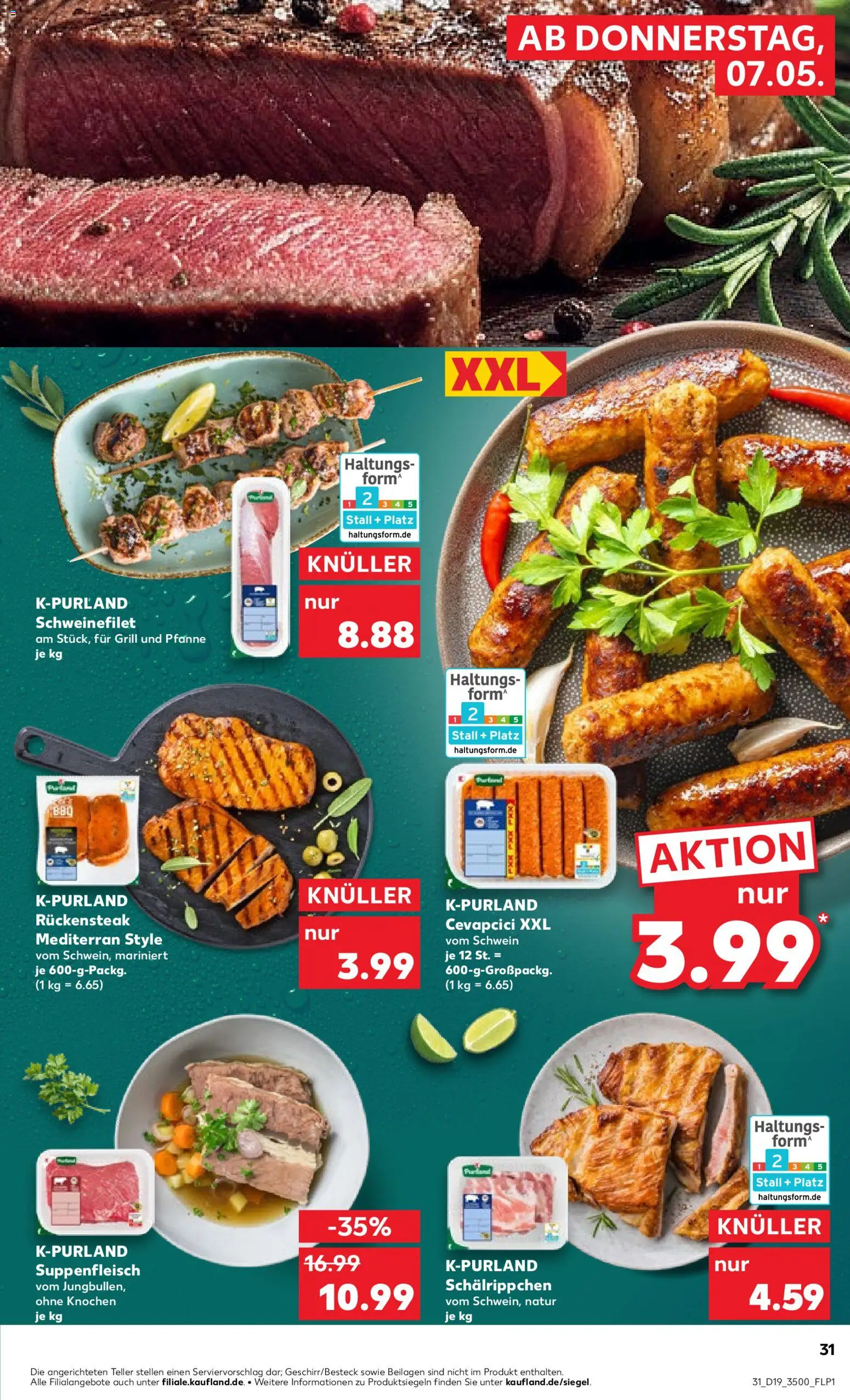 Kaufland Prospekt Jena	 – gültig ab 07.05.2026 | Seite: 31 | Produkte: Grill, Cevapcici, Suppenfleisch, Steak