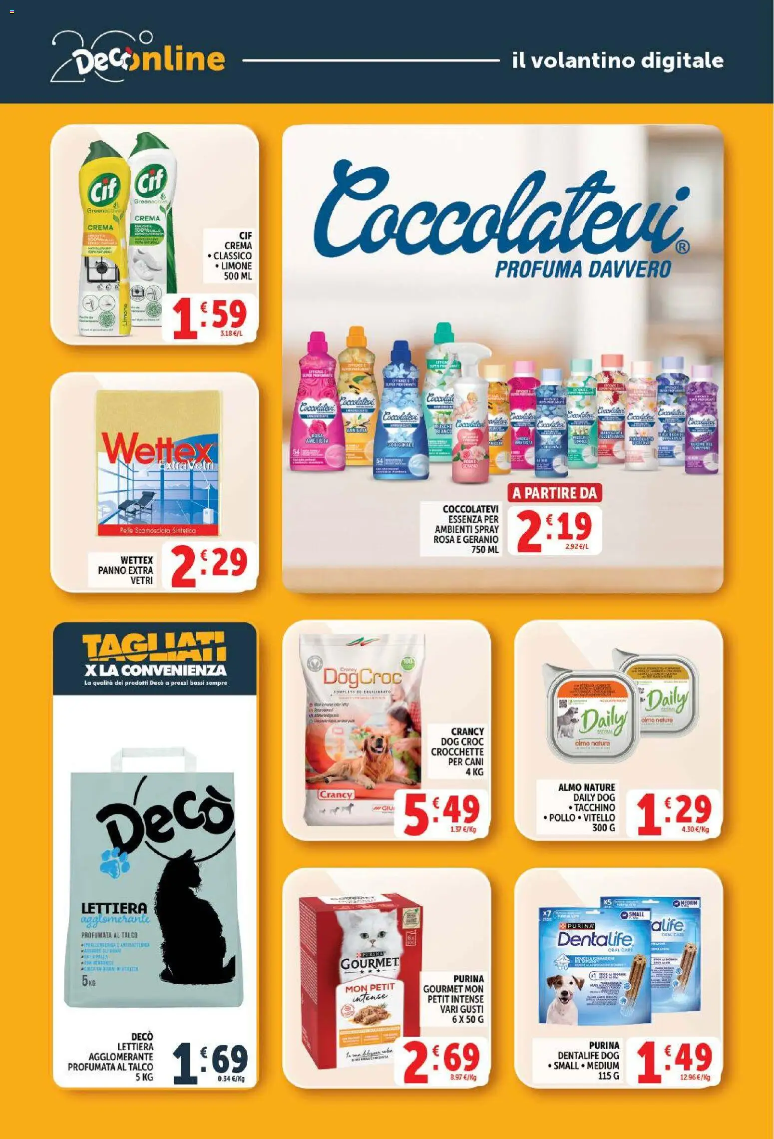 Volantino Decò del 01/09/2026 | Pagina: 31 | Prodotti: Crema, Talco, Limone, Crocchette