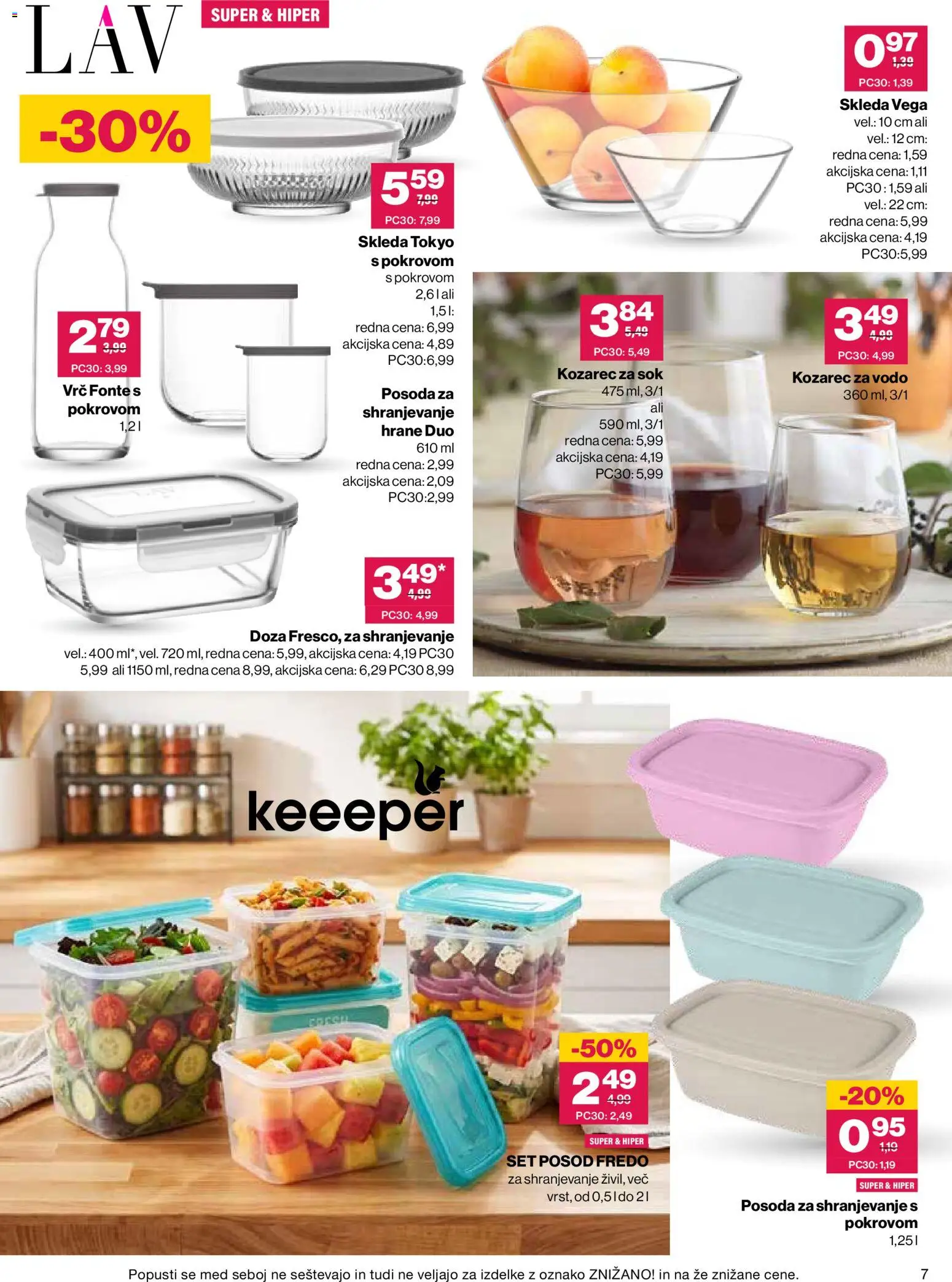 Novi Mercator katalog ponudbe – veljaven od 16.09.2026 | Stran: 7 | Izdelki: Med, Kozarec, Sok