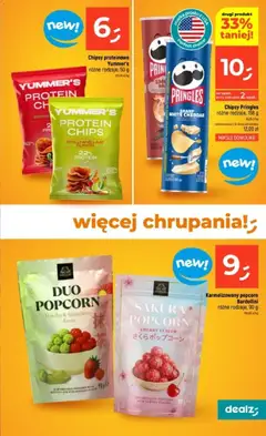 Pogląd oferty "Dealz gazetka" - ważna od 30.07.2026 | Strona: 15 | Produkty: Chipsy, Chipsy pringles, Popcorn, Pringles