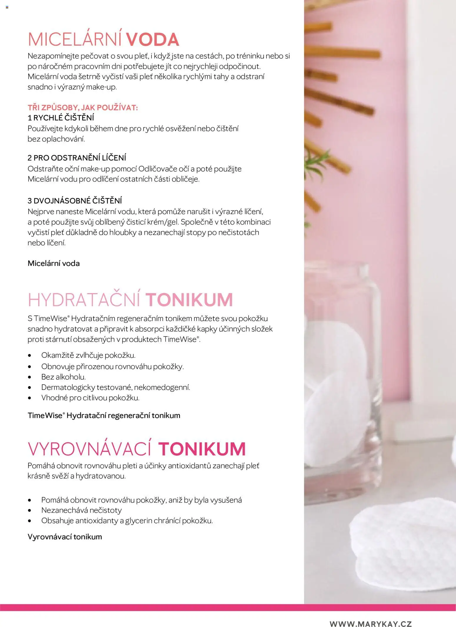 Mary Kay katalog - Průvodce péčí o pleť od 03.08.2026 | Strana: 55 | Produkty: Voda, Makeup, Glycerin