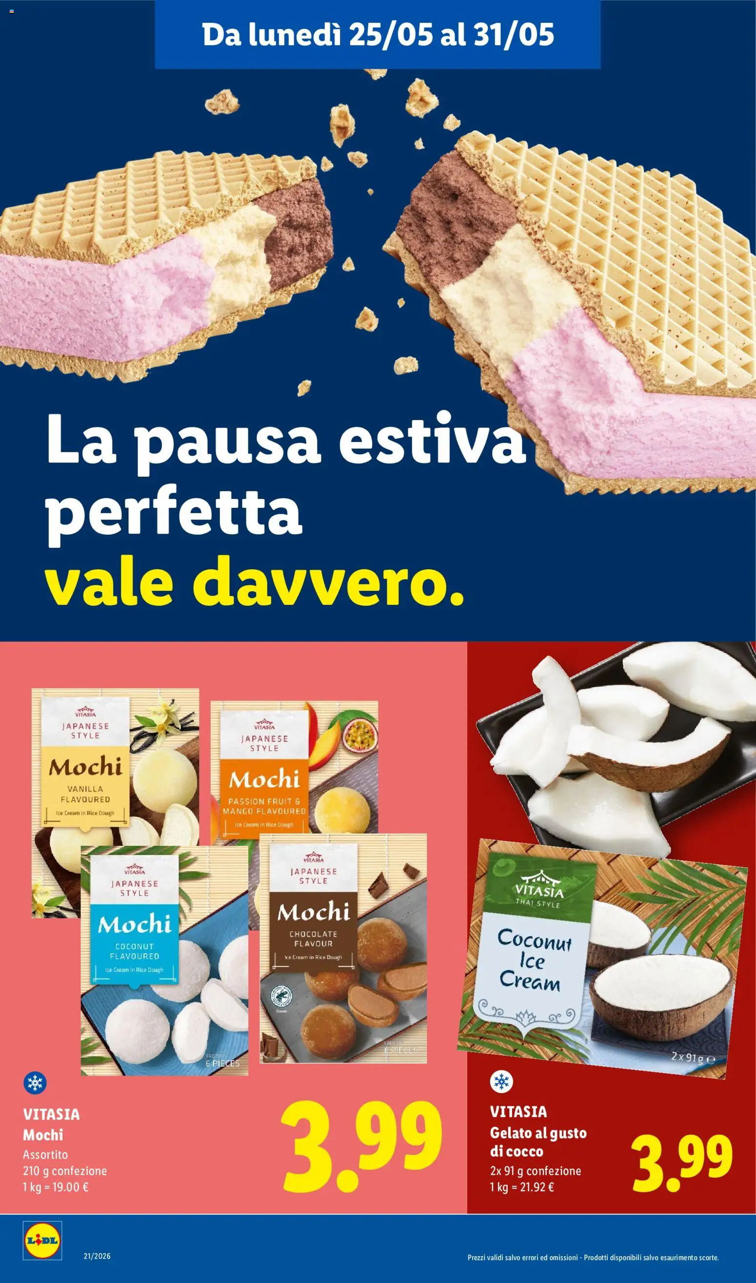 Volantino Lidl del 25.05.2026 | Pagina: 2 | Prodotti: Gelato, Cocco