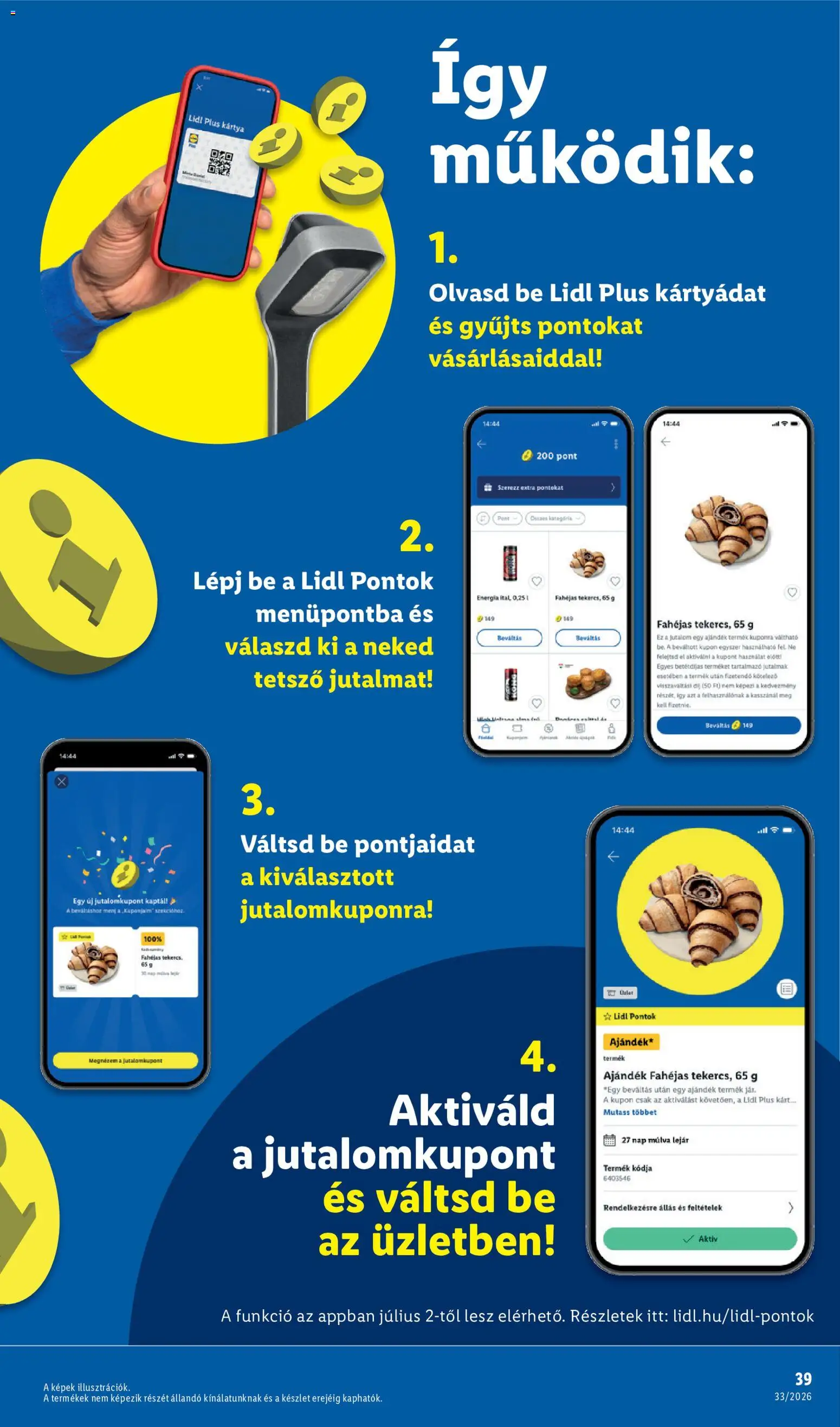Lidl akciós ujság - amely érvényes a következő dátumtól: 2026.08.13. | Oldal: 39 | Termékek: Energy drink