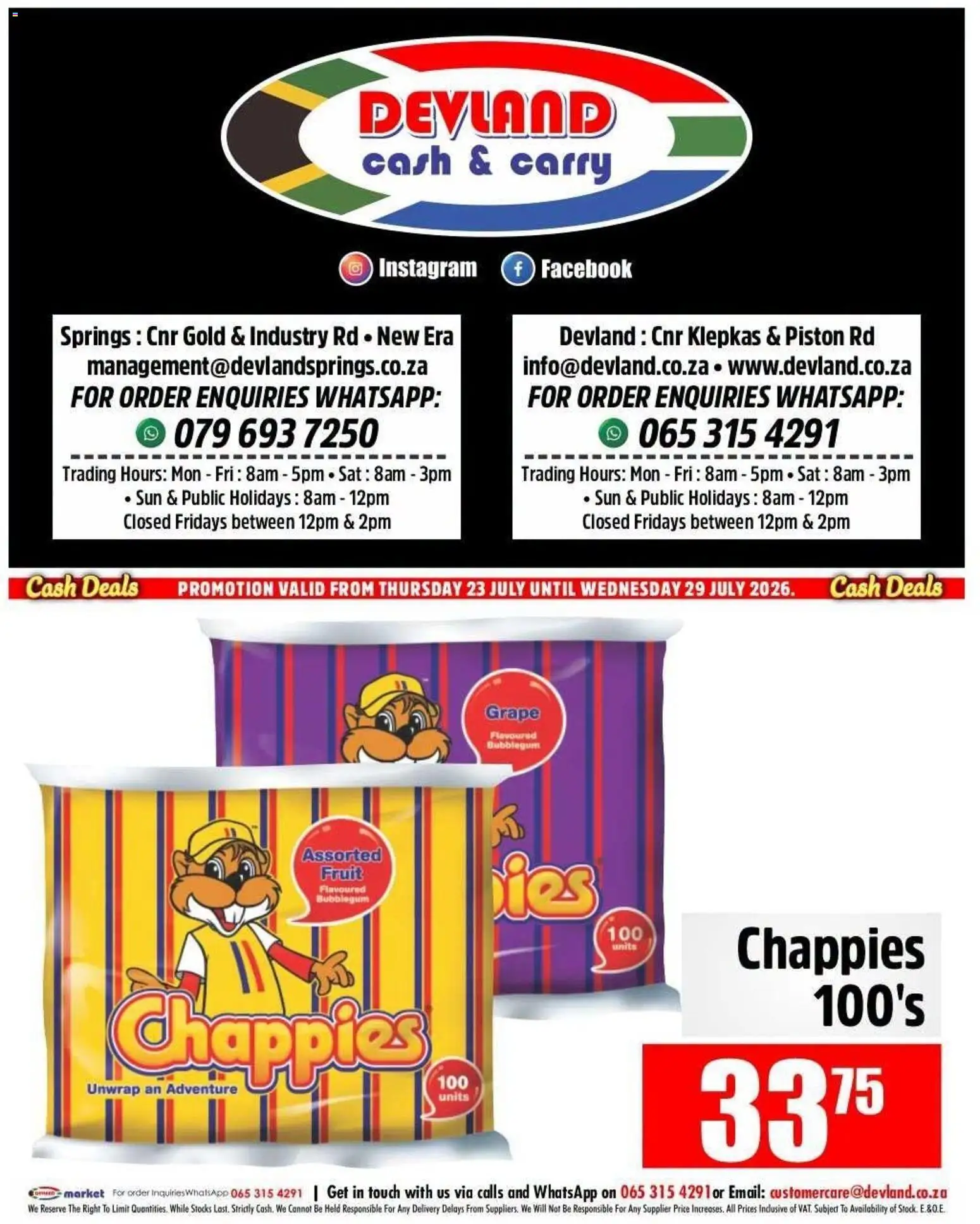 New Devland catalogue – valid from 23/07/2026 | Page: 7 | Products: Fruit