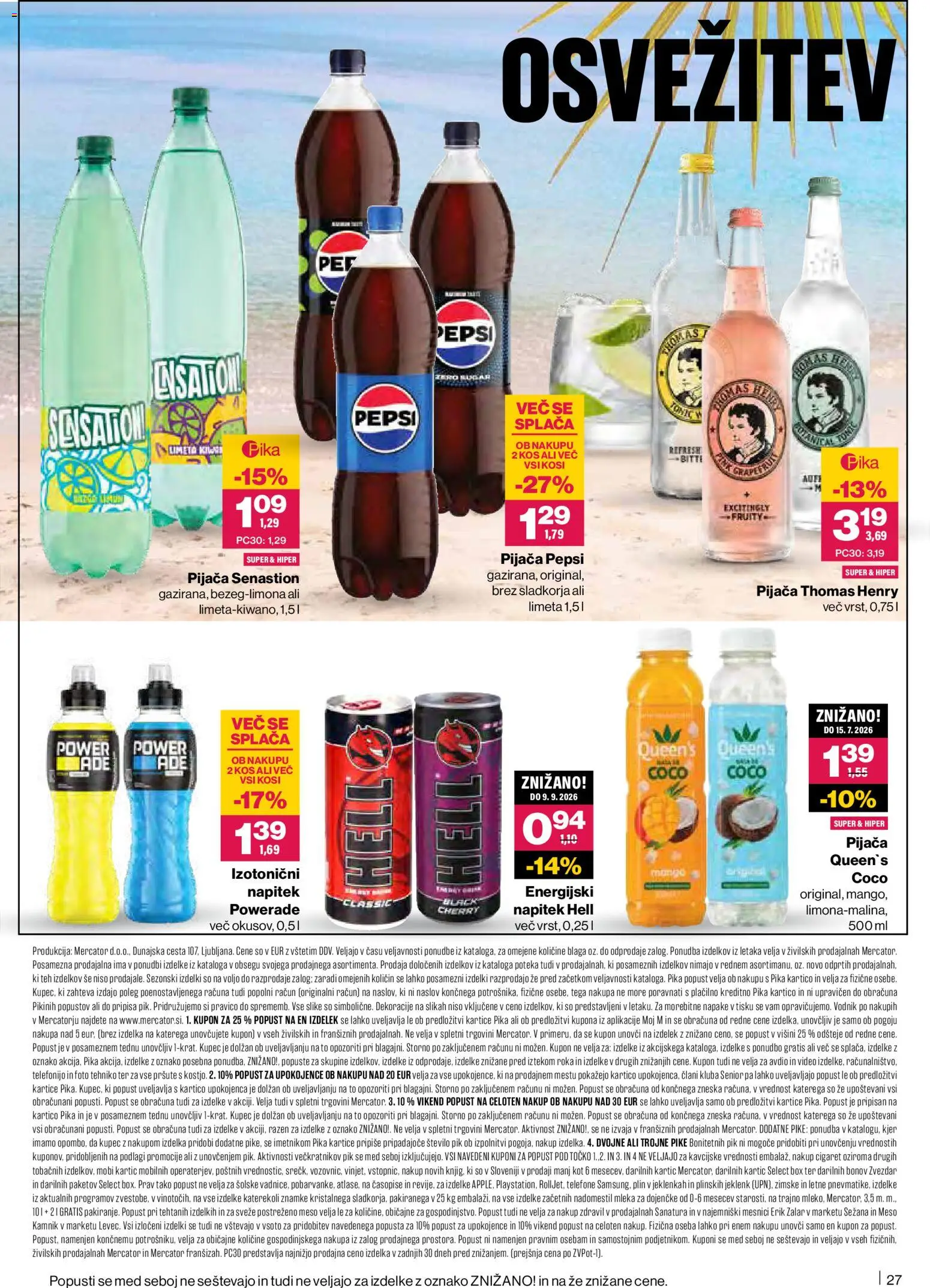 Novi Mercator katalog ponudbe – veljaven od 02.07.2026 | Stran: 27