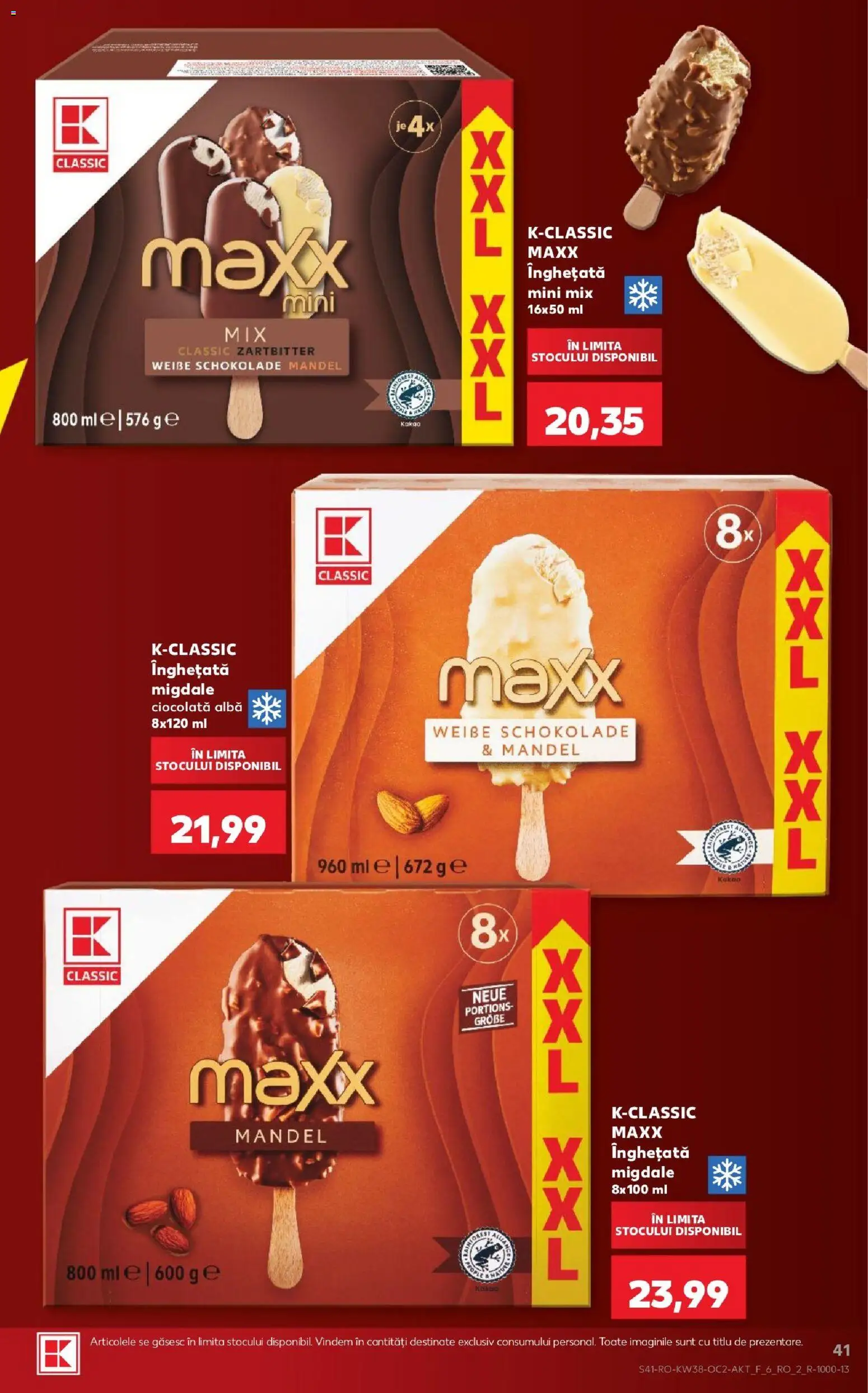 Kaufland RO akciós ujság - amely érvényes a következő dátumtól: 2026.09.16. | Oldal: 41 | Termékek: Kakaó