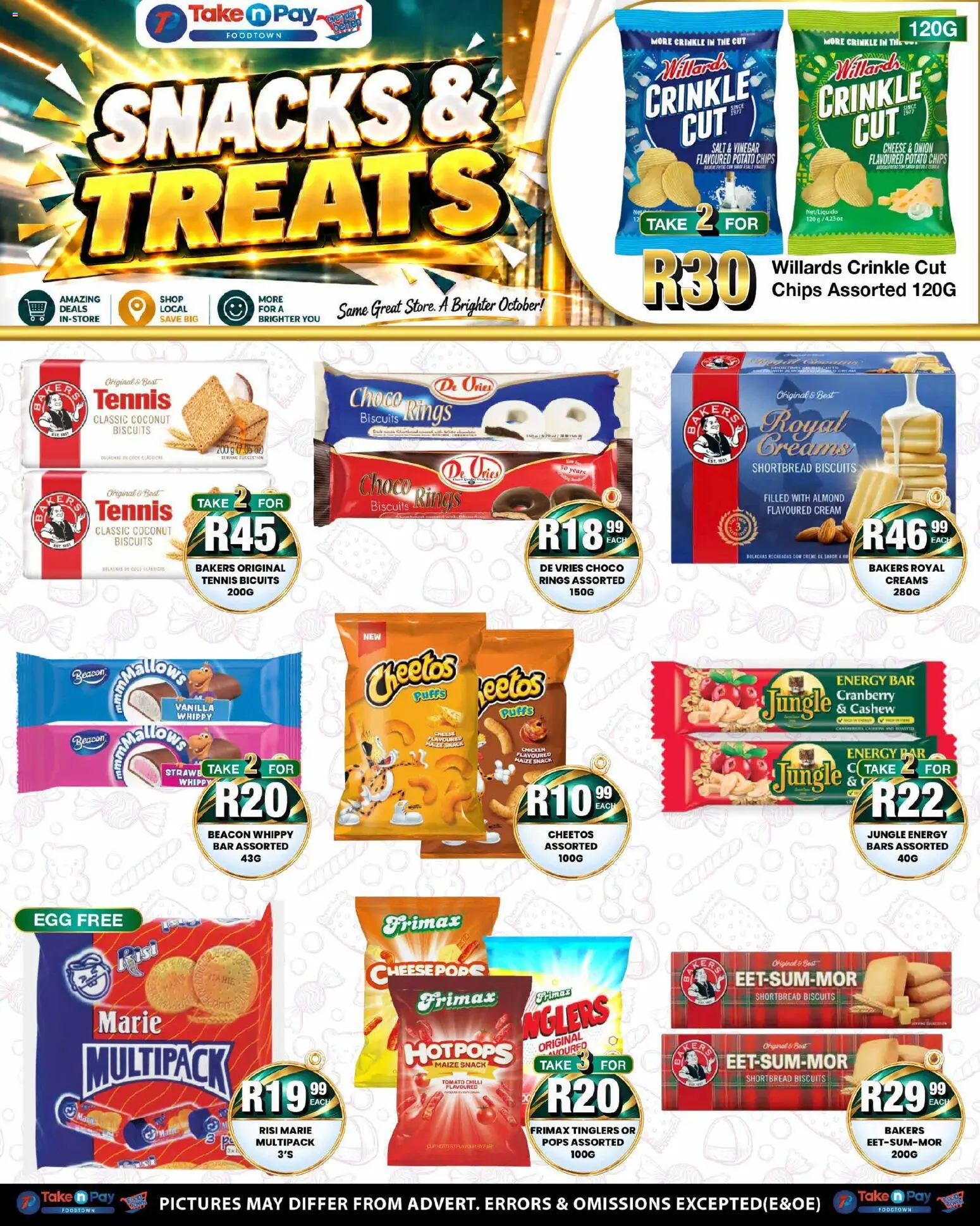 New Take n Pay catalogue – valid from 05/10/2026 | Page: 11 | Products: Vanilla, Biscuits, Cream, Chilli