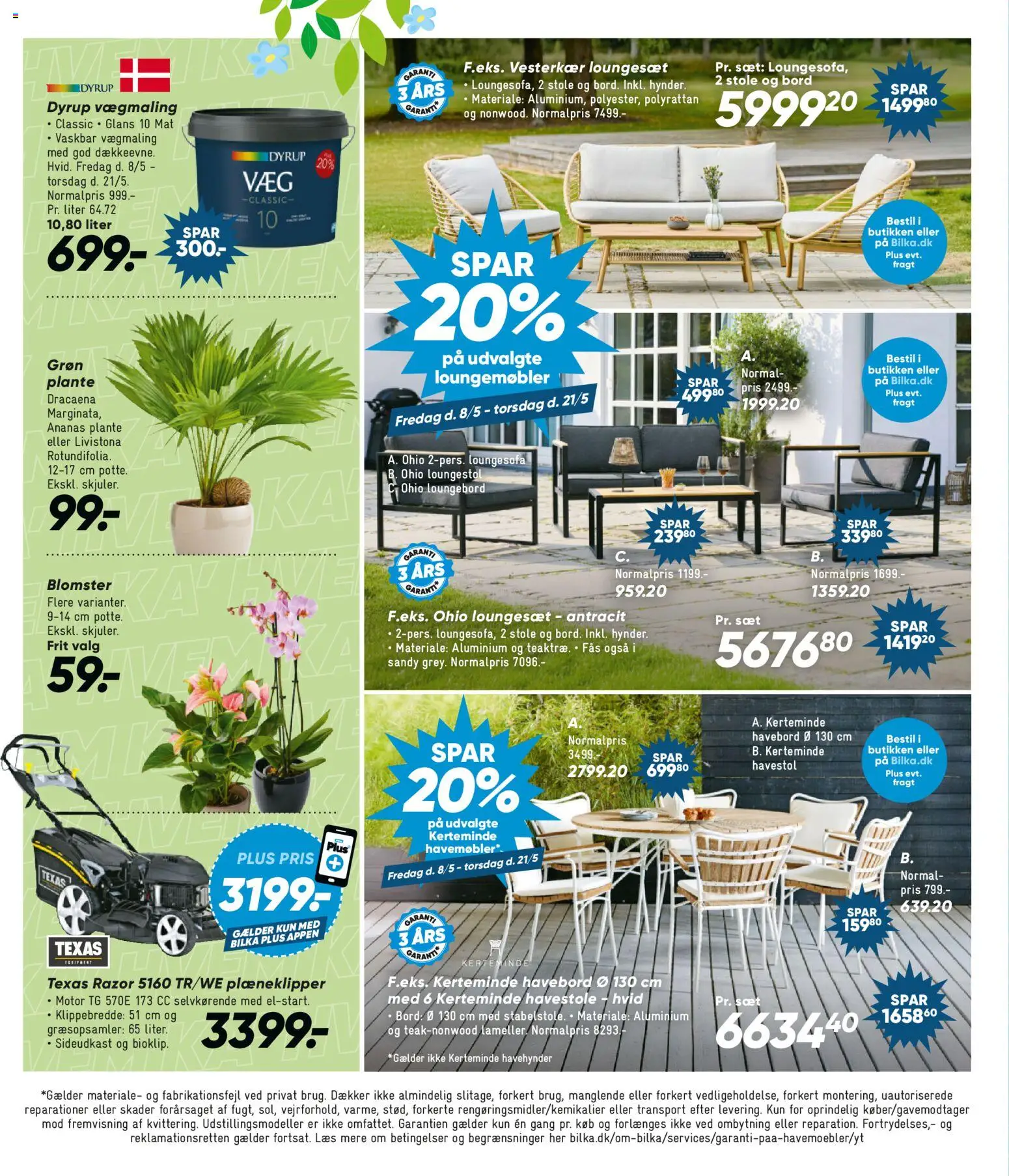 Bilka tilbudsavis – gyldig fra 08.05.2026 | Side: 41 | Produkter: Ananas, Bord, Loungemøbler, Loungesæt