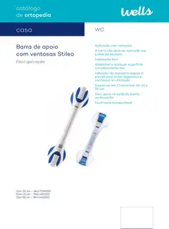 Pré-visualização Well’s Catálogo de Ortopedia válido de 12/02/2024 | Página: 139 | Produtos: Banho