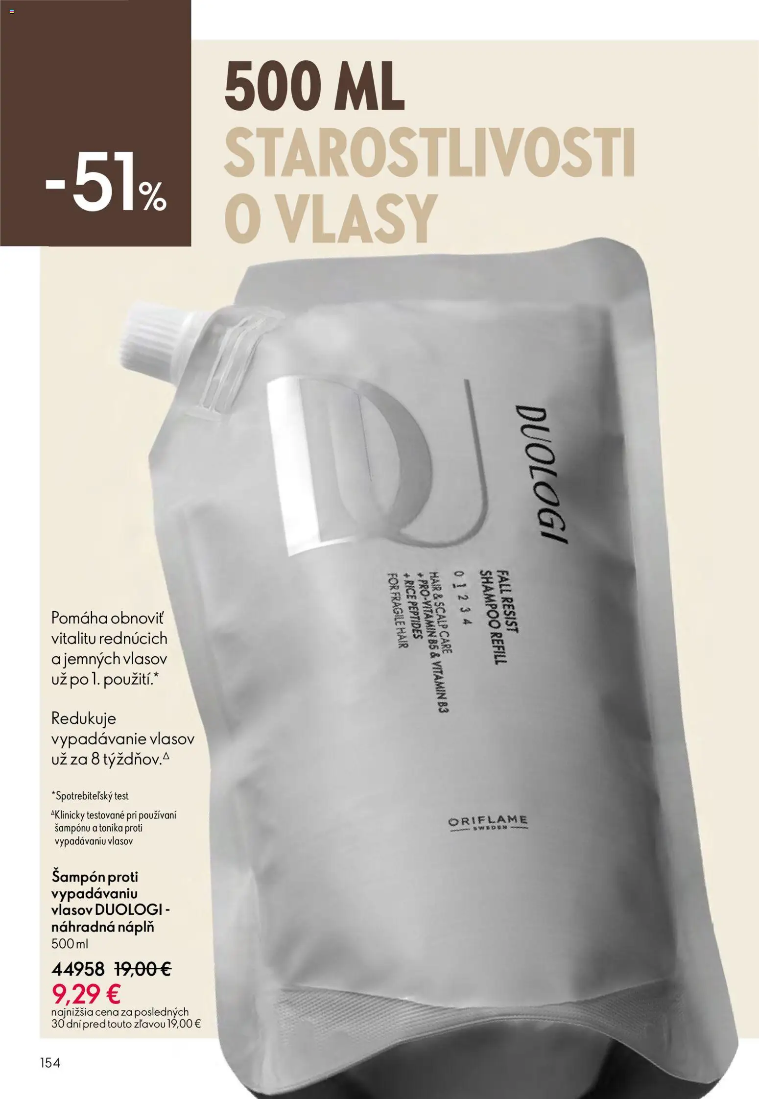 Nové Oriflame akcie – leták je platný od 27.05.2026 | Strana: 154 | Produkty: Šampón