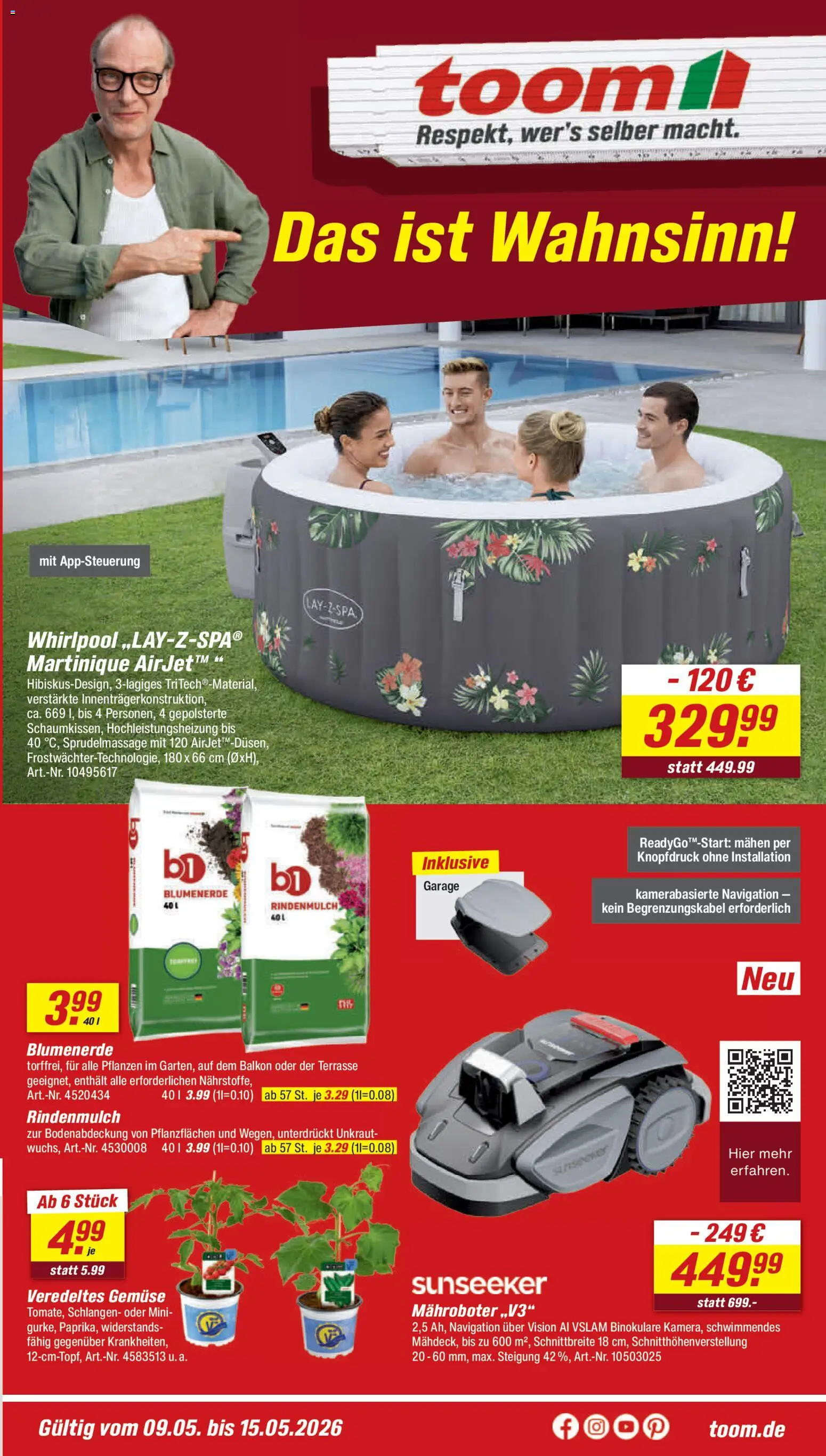 Toom Baumarkt Prospekt 	 – gültig ab 09.05.2026 | Seite: 1