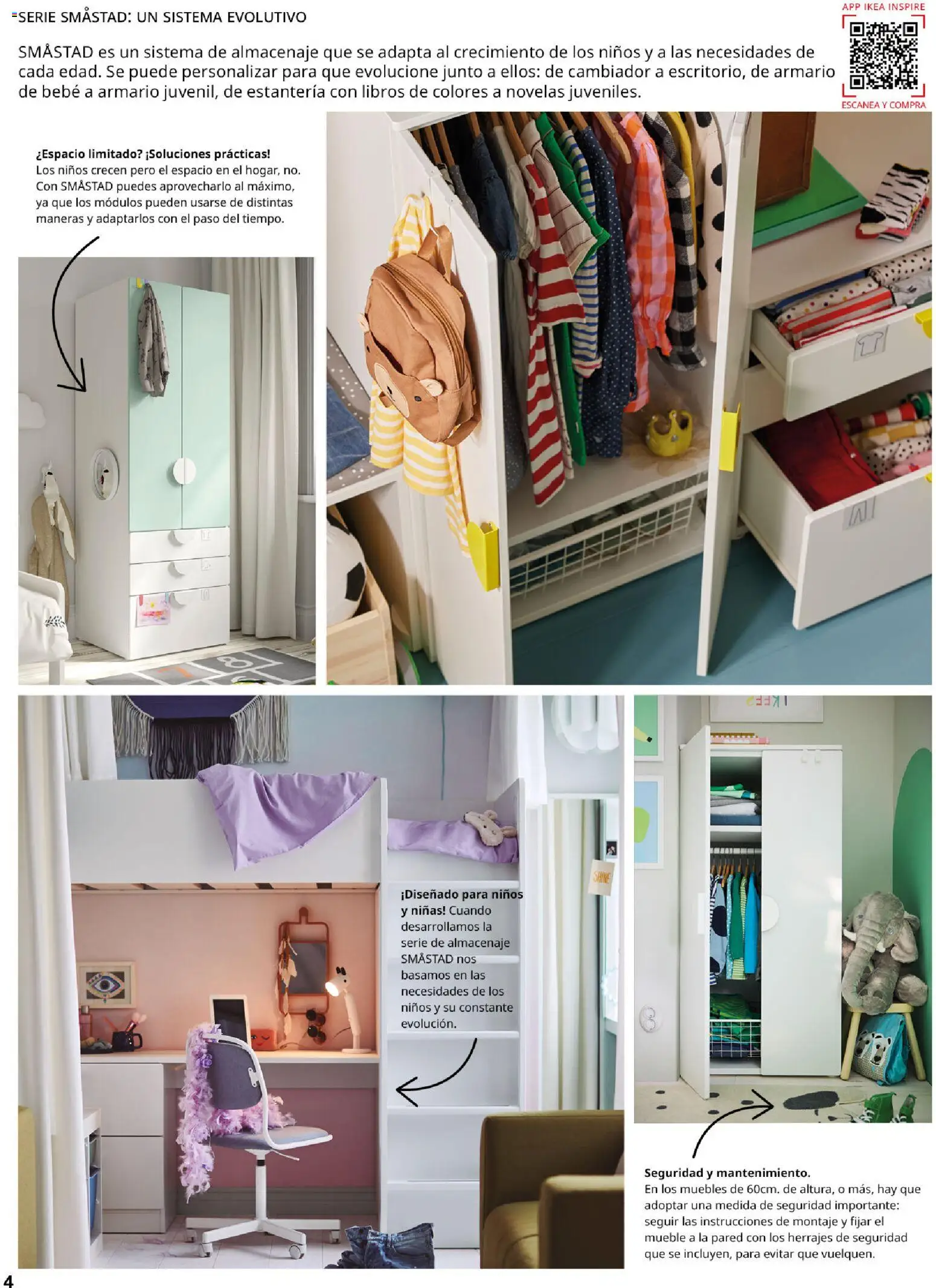Catálogo IKEA Almacenaje infantil │ válido desde el 01/02/2026 | Página: 4 | Productos: Estantería, Libros, Muebles, Armario