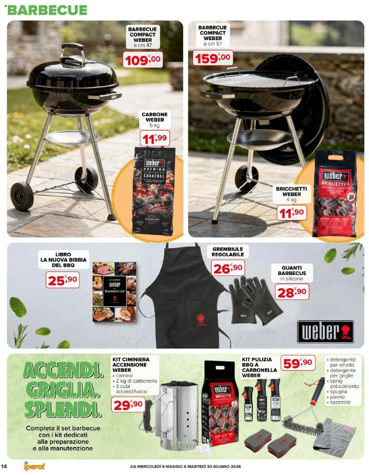 Volantino Iperal del 06.05.2026 | Pagina: 14 | Prodotti: Spugna, Detergente, Barbecue, Silicone