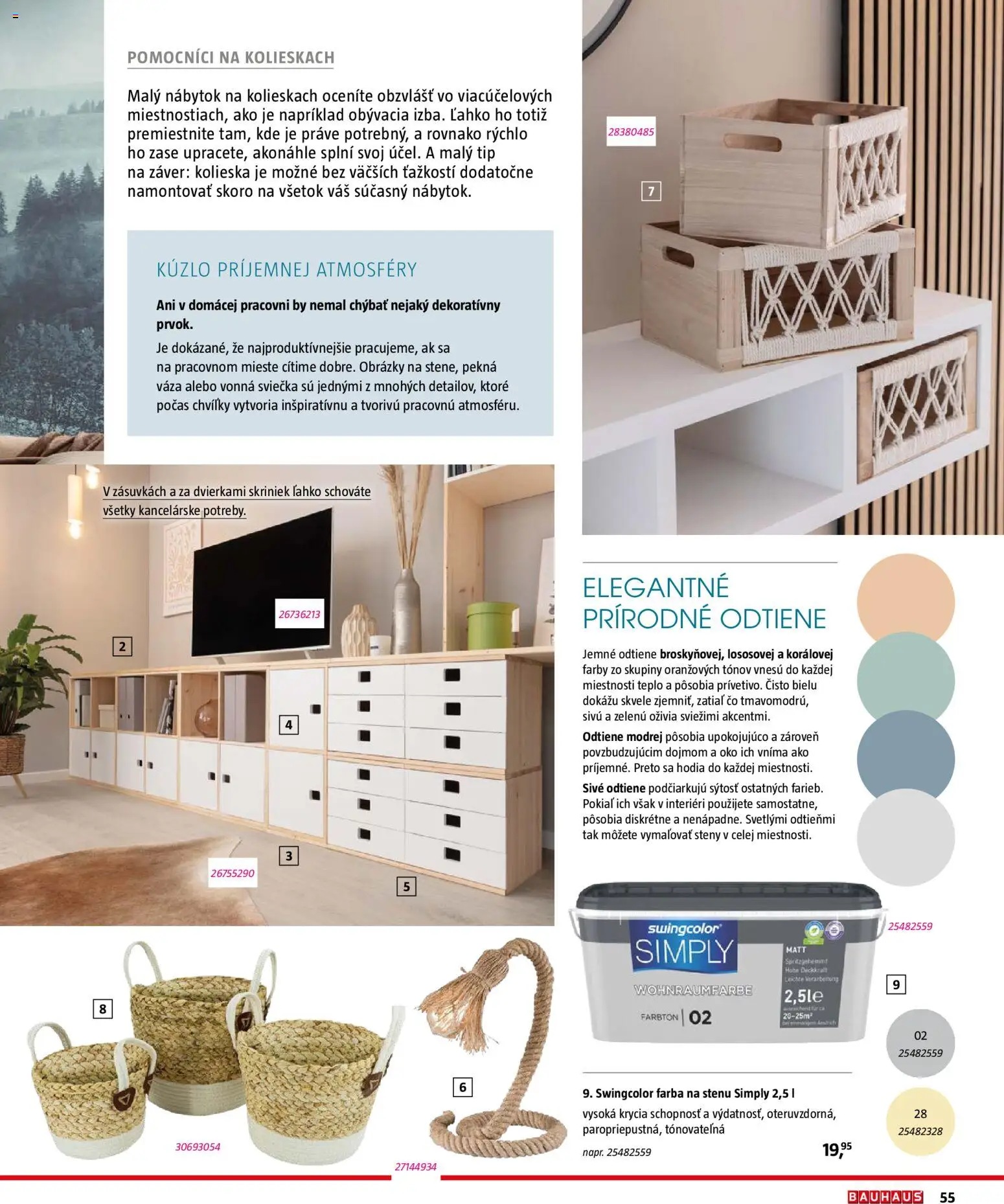 Nové Bauhaus akcie – leták je platný od 03.08.2026 | Strana: 55 | Produkty: Nábytok, Váza