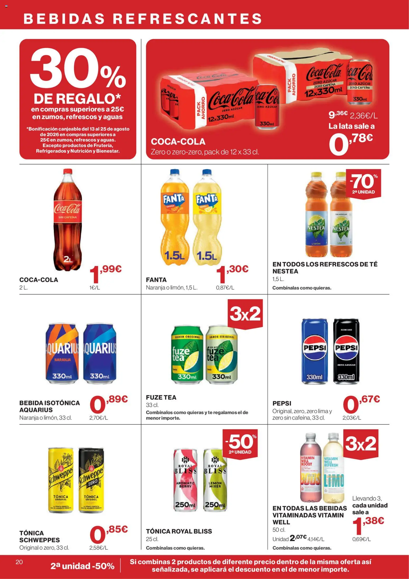 Supercor Canarias │ válido desde el 30/07/2026 | Página: 20 | Productos: Lima, Té