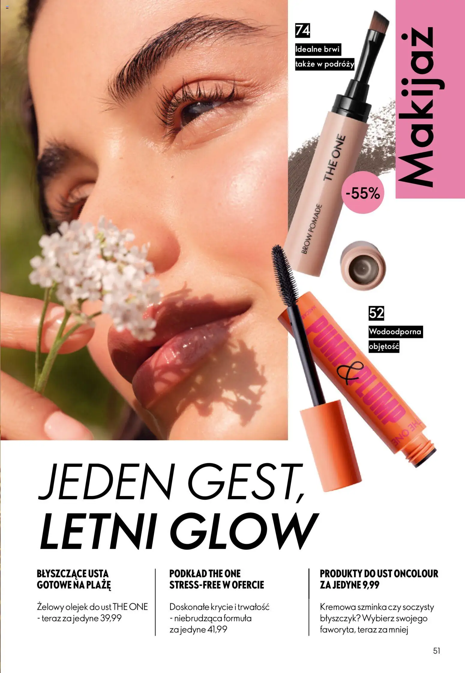 Oriflame Katalog 9 2026 od 17.06.2026 | Strona: 51 | Produkty: Makijaż, Szminka, Błyszczyk