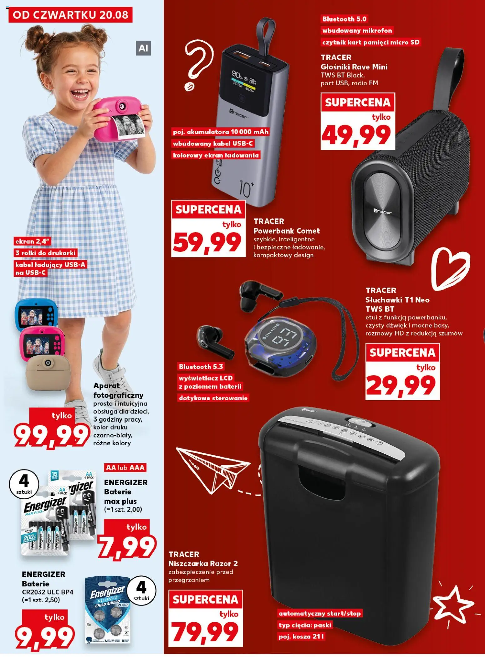 Kaufland Polsko leták - Nowy rok szkolny od 20.08.2026 | Strana: 6 | Produkty: Rádio, Kabel, Mikrofon, Baterie