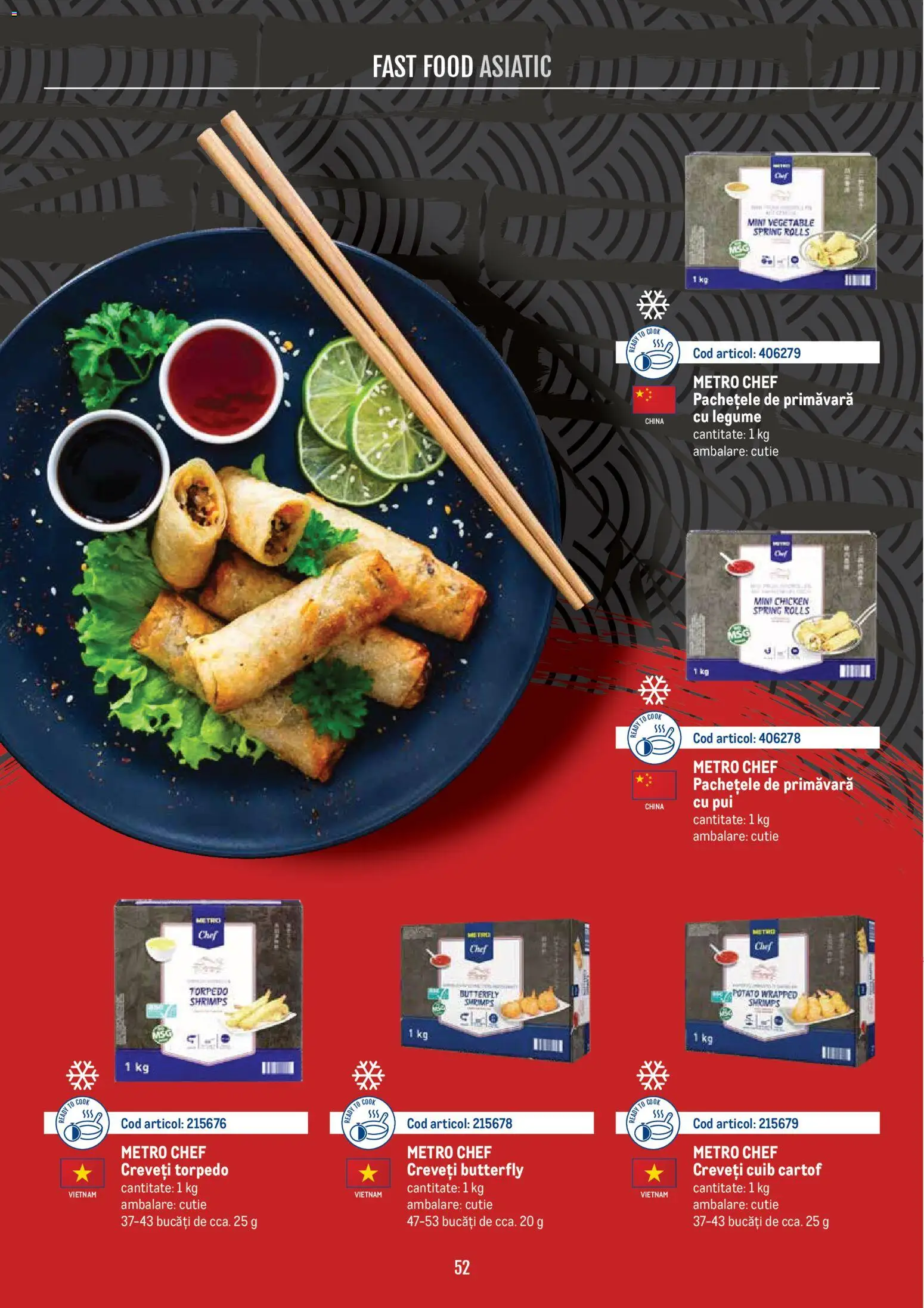 Noul catalog Metro – valabil de la 21.04.2026 | Pagină: 52 | Produse: Pui, Cutie, Legume