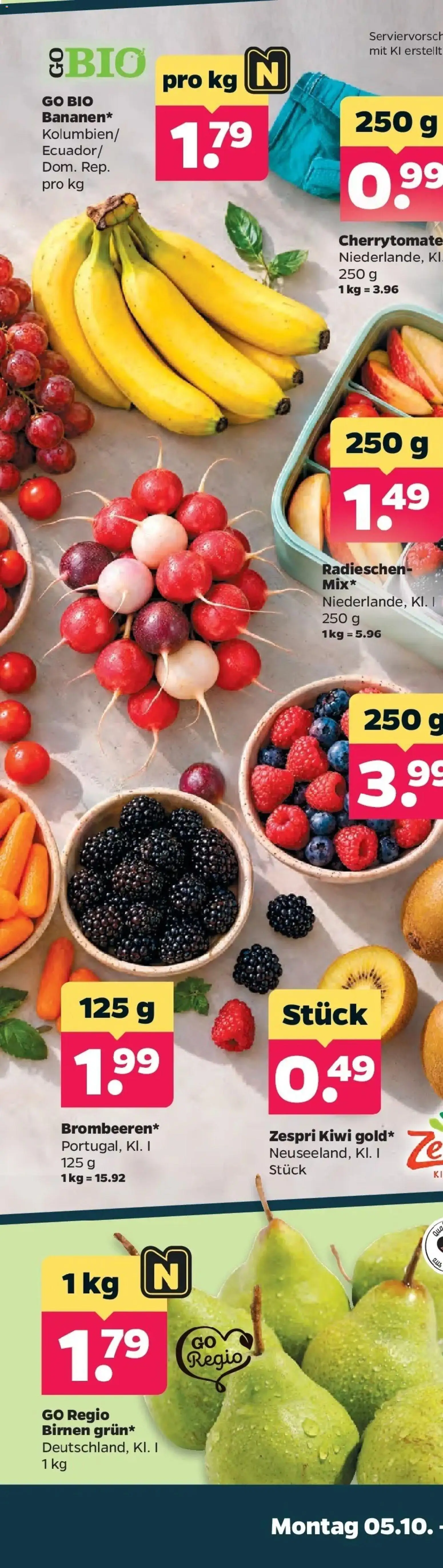 Netto Aktueller Prospekt ab 05.10.2026 → Angebote nächste Woche | Seite: 9 | Produkte: Kiwi