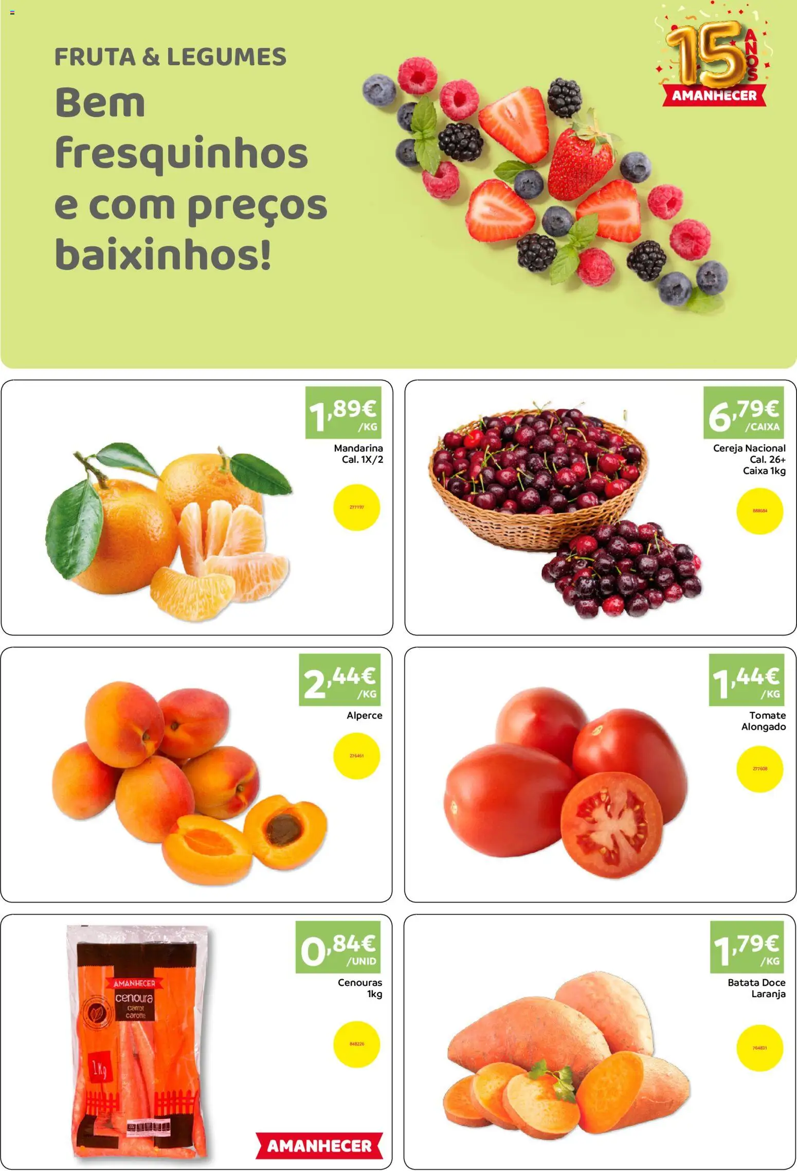 Amanhecer Folheto Madeira │ válido de 23/07/2026 | Página: 4 | Produtos: Batata, Cereja, Caixa, Tomate