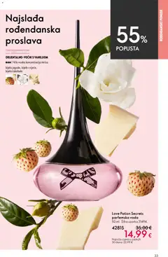 Oriflame Katalog - Pregled kataloga iz trgovine Oriflame, vrijedi od 03.06.2026 | Stranica: 33 | Proizvodi: Čokolada, Voda