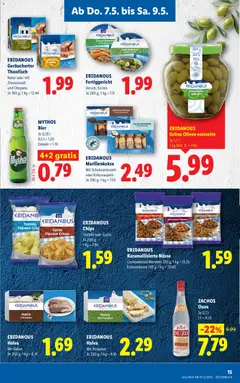 Lidl Flugblatt - Oberpullendorf, Güssing, Oberwart ab 07.05.2026 gültig | Seite: 17 | Produkte: Chips, Szeder, Bier, Reis