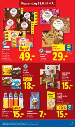 BON GELATI Is, 8 x 120 ml / pk., 16 x 50 ml / pk., 10 x 90 ml / pk., 8 x 100 ml / pk. gyldig fra 28/06/2026 | Side: 7