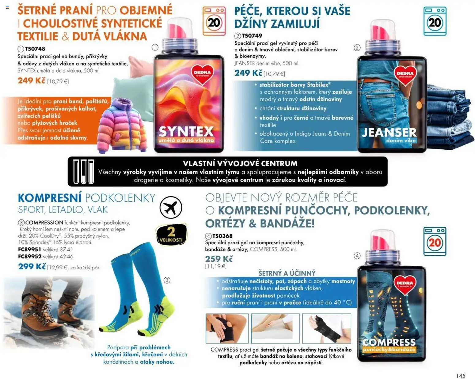 Nové Dedra akcie – leták je platný od 23.10.2026 | Strana: 45 | Produkty: Prací gél
