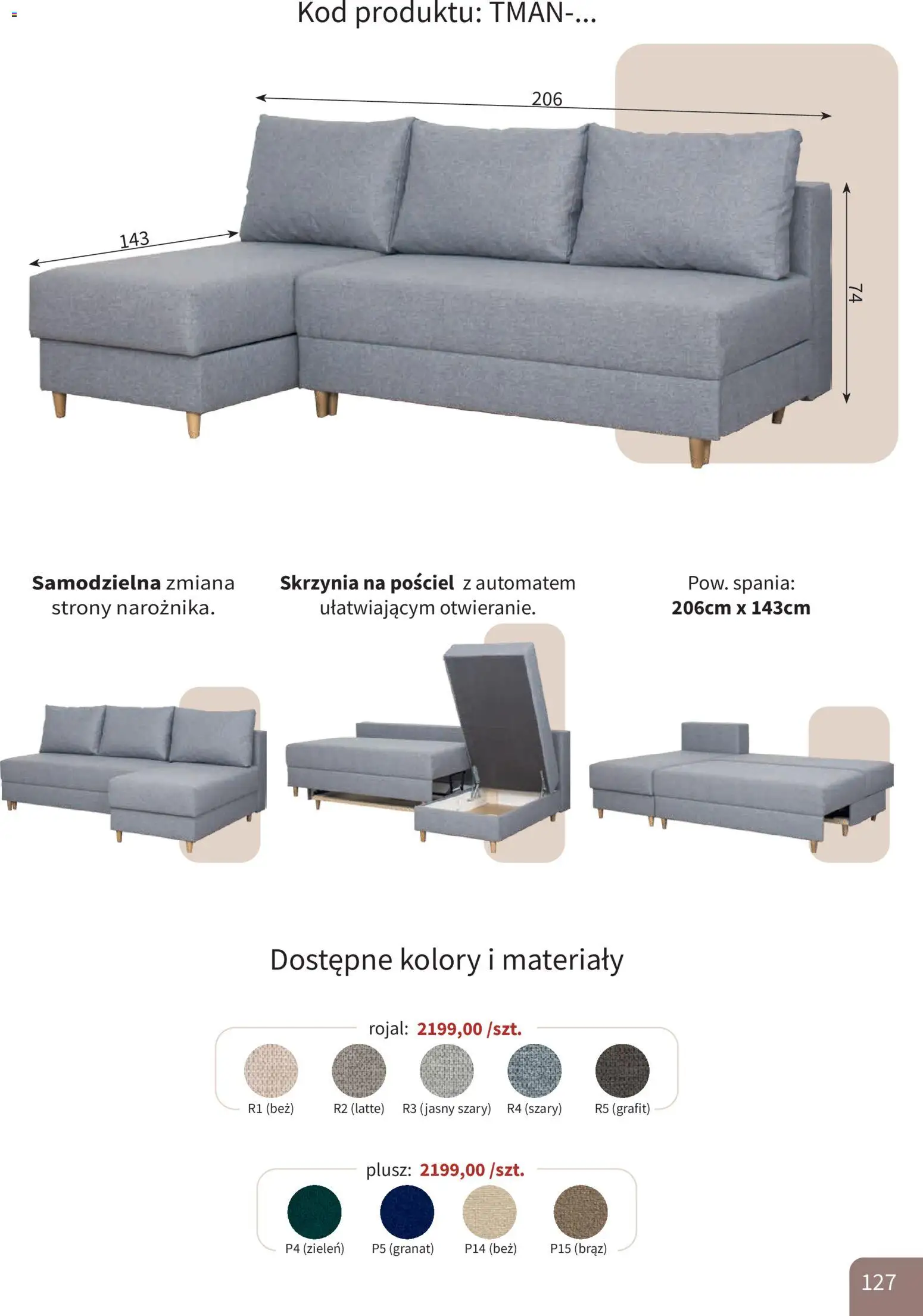 Bodzio Katalog od 01.08.2026 | Strona: 127 | Produkty: Pościel