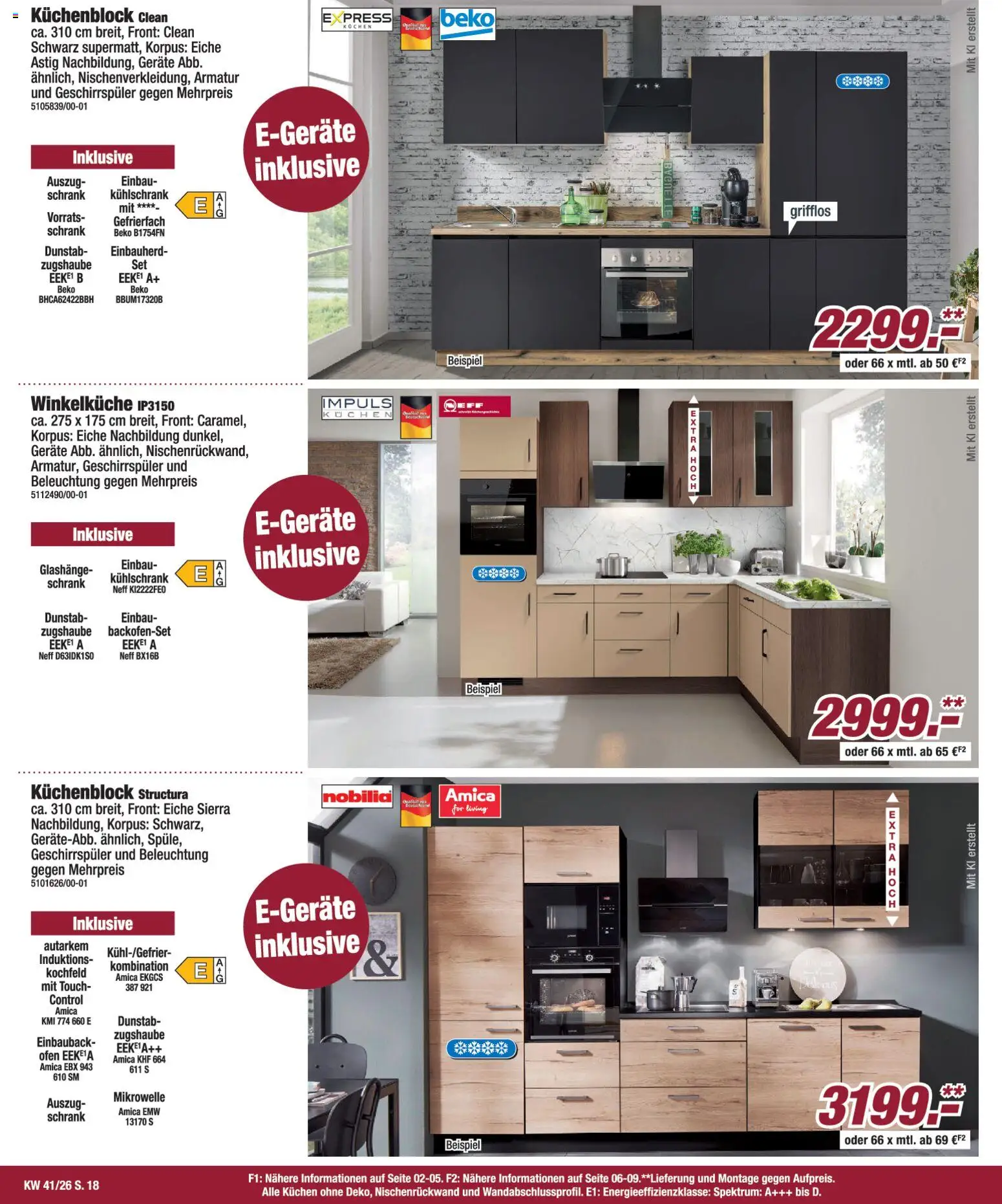 Poco Prospekt – gültig ab 04.10.2026 | Seite: 18 | Produkte: Neff, Geschirrspüler, Schrank, Armatur