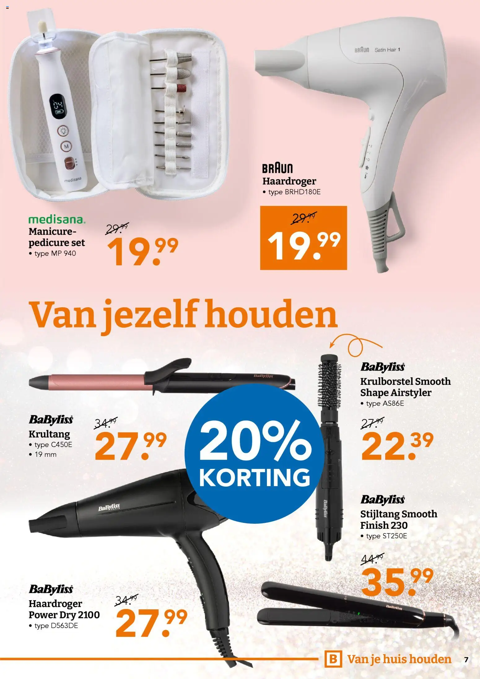 {H1} | Pagina: 7 | Producten: Haardroger, Krultang, Stijltang