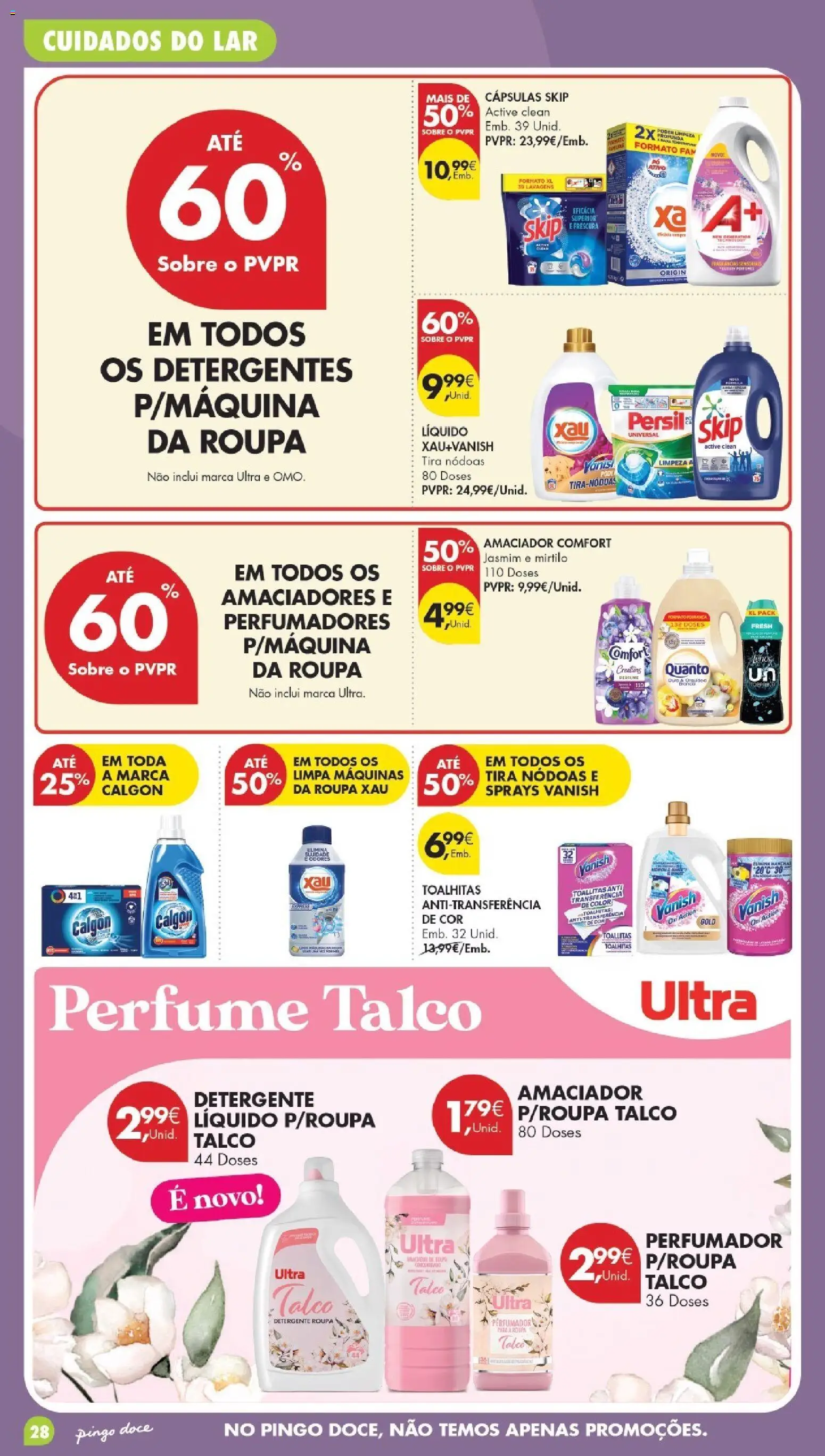 Pingo Doce Poupe Esta Semana Madeira │ válido de 15/09/2026 | Página: 28 | Produtos: Perfume, Detergente, Cápsulas, Persil